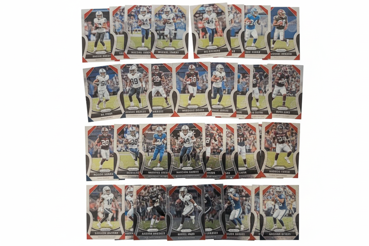 Lote de tarjetas coleccionables Prizm de la NFL 2020