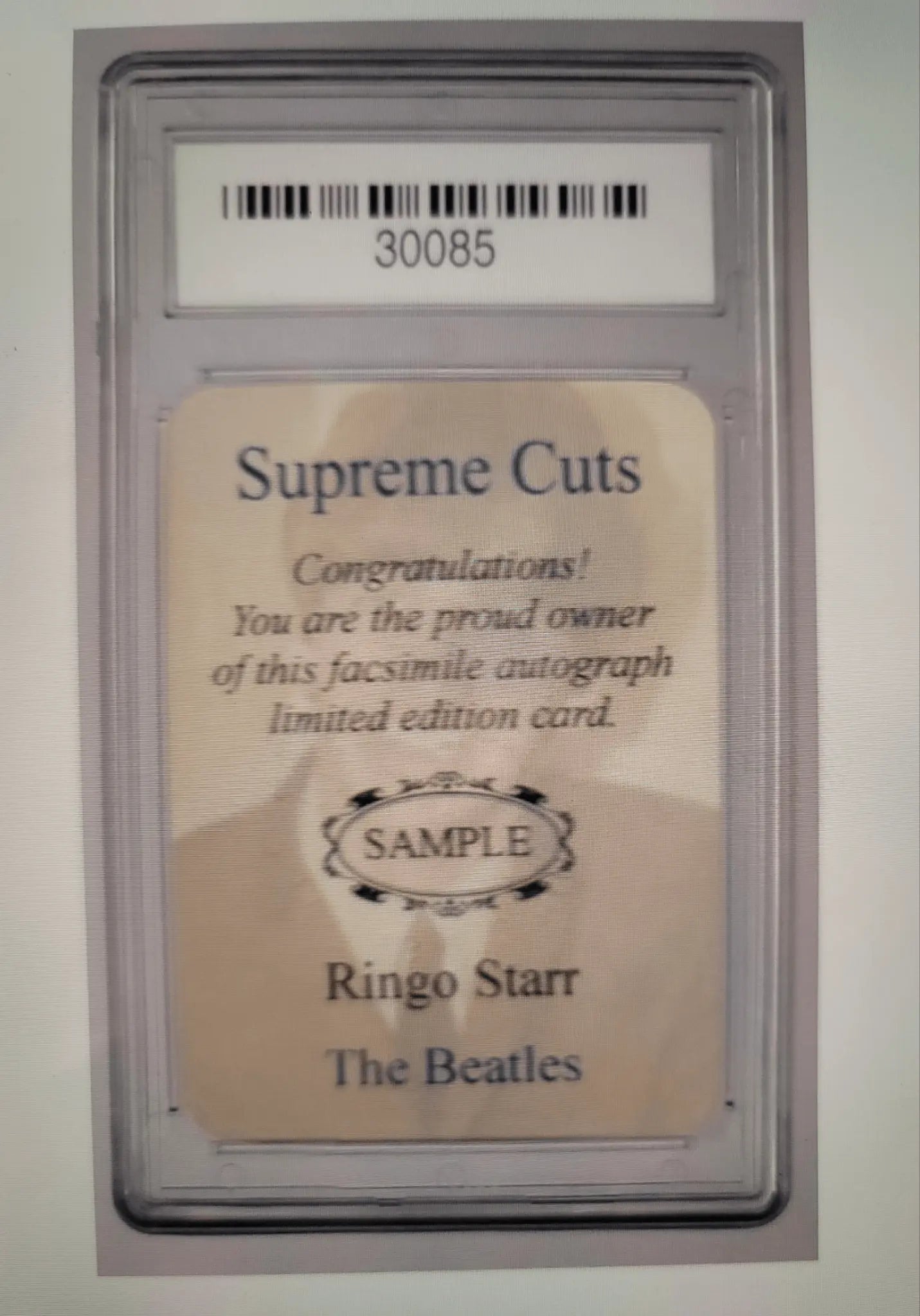 Graded Gem Mint 10, Ringo Starr Supreme Cuts