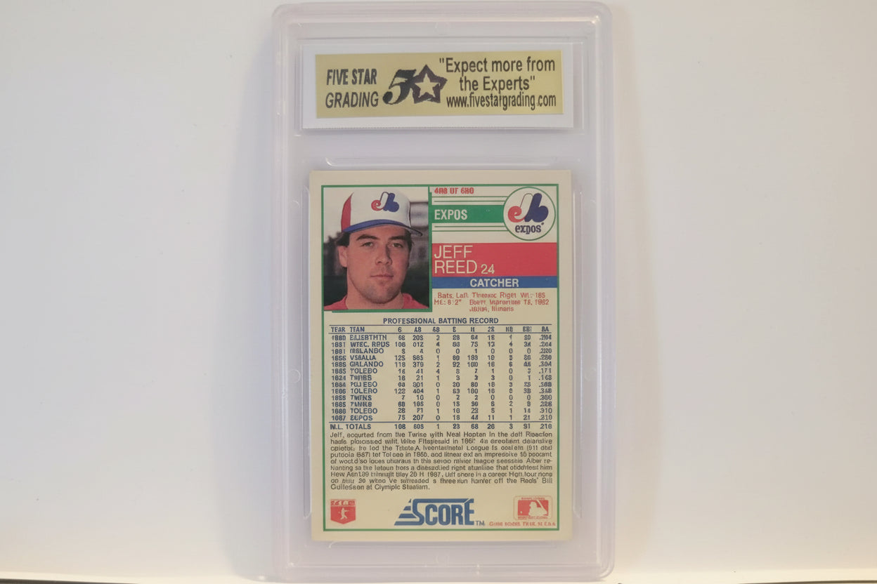 Jeff Reed, Graded, Authentic, Mint