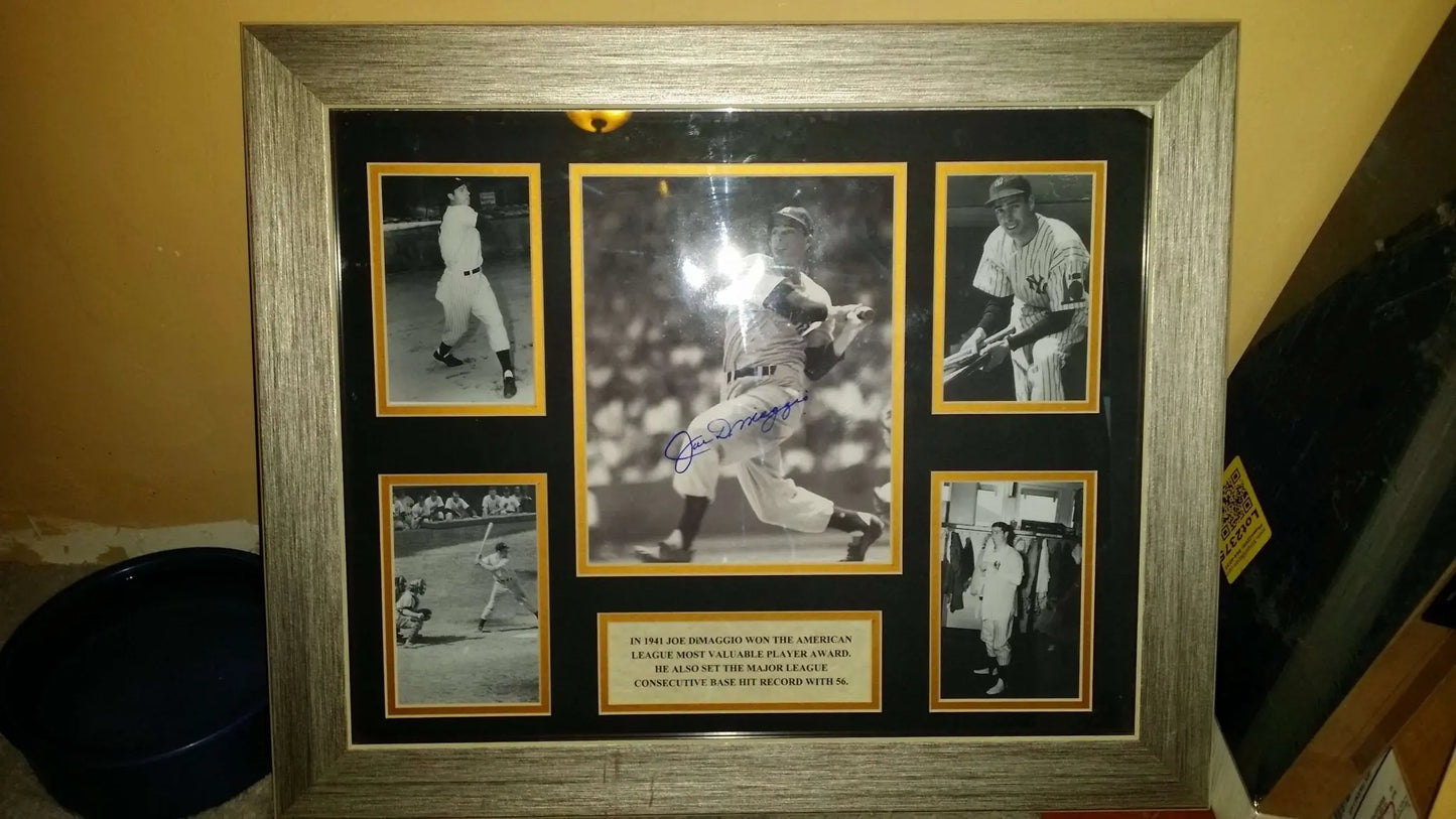 Joe DeMaggio, Collage W/5 Didderent possess,