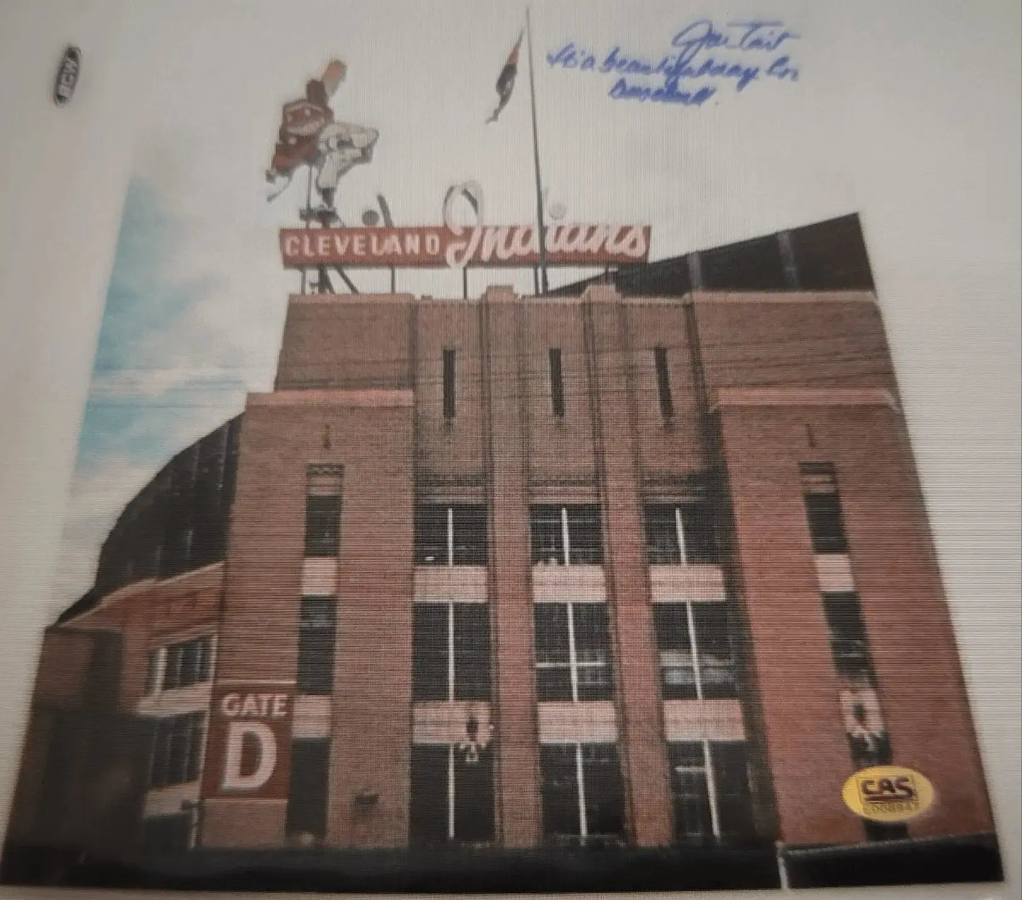 Joe Tait, Indians, Signed Autographed 8 x 10 Photo, Certified Rosa's Aromatherapy