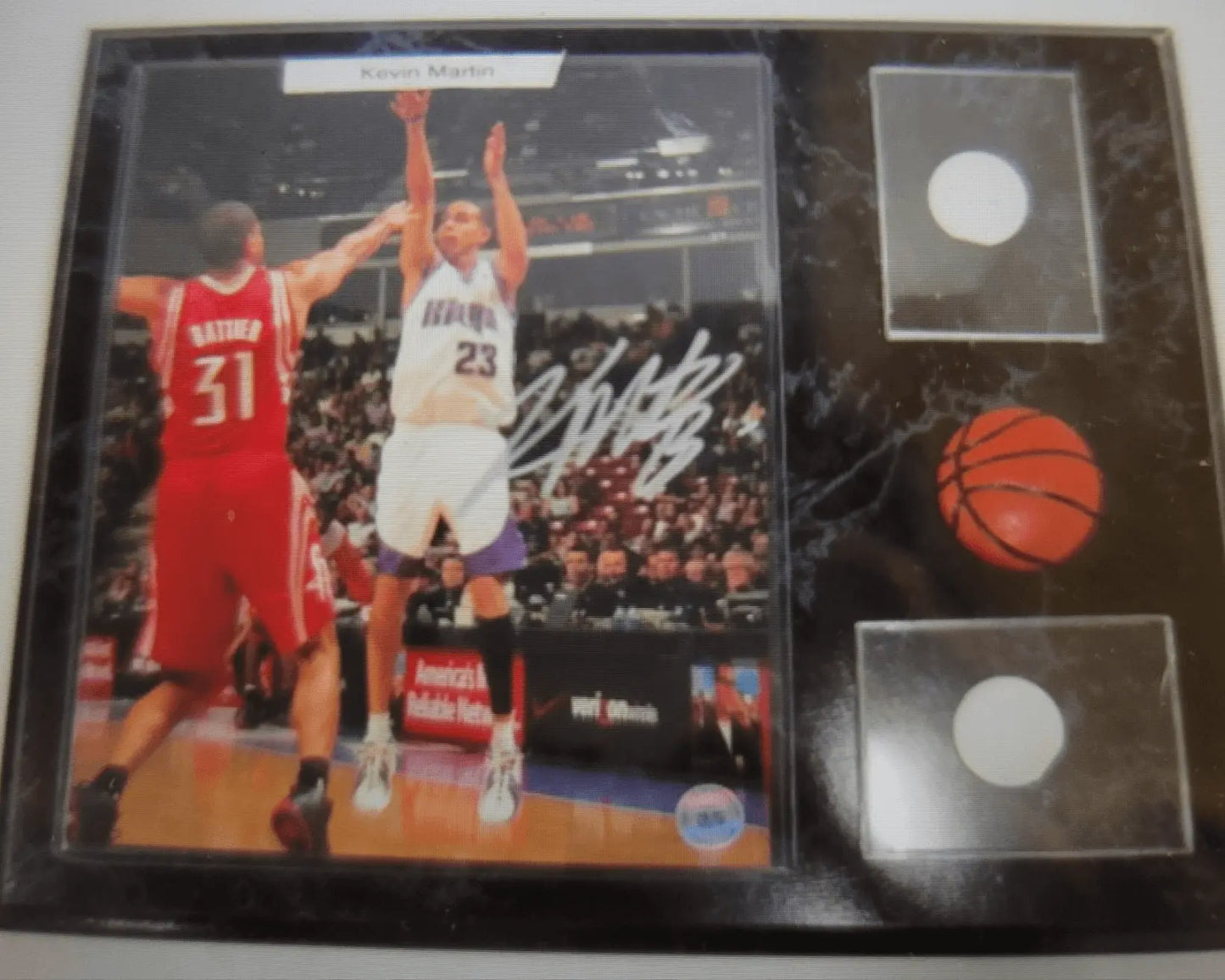 Kevin Martin, Autographed/Signed 8x10 Photo W/Plaque,