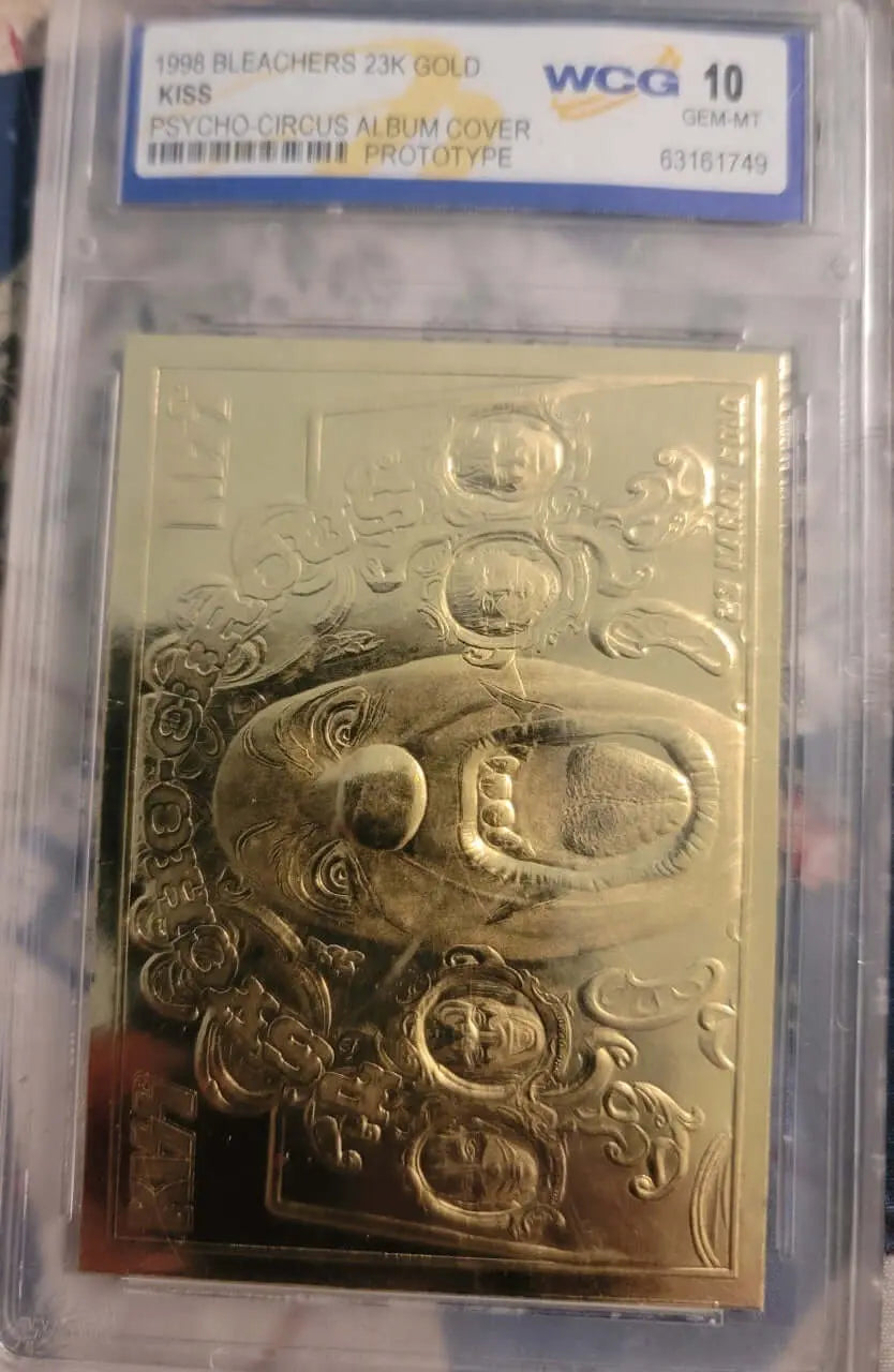 KISS 1998 Bleachers, 23k Gold, Graded,