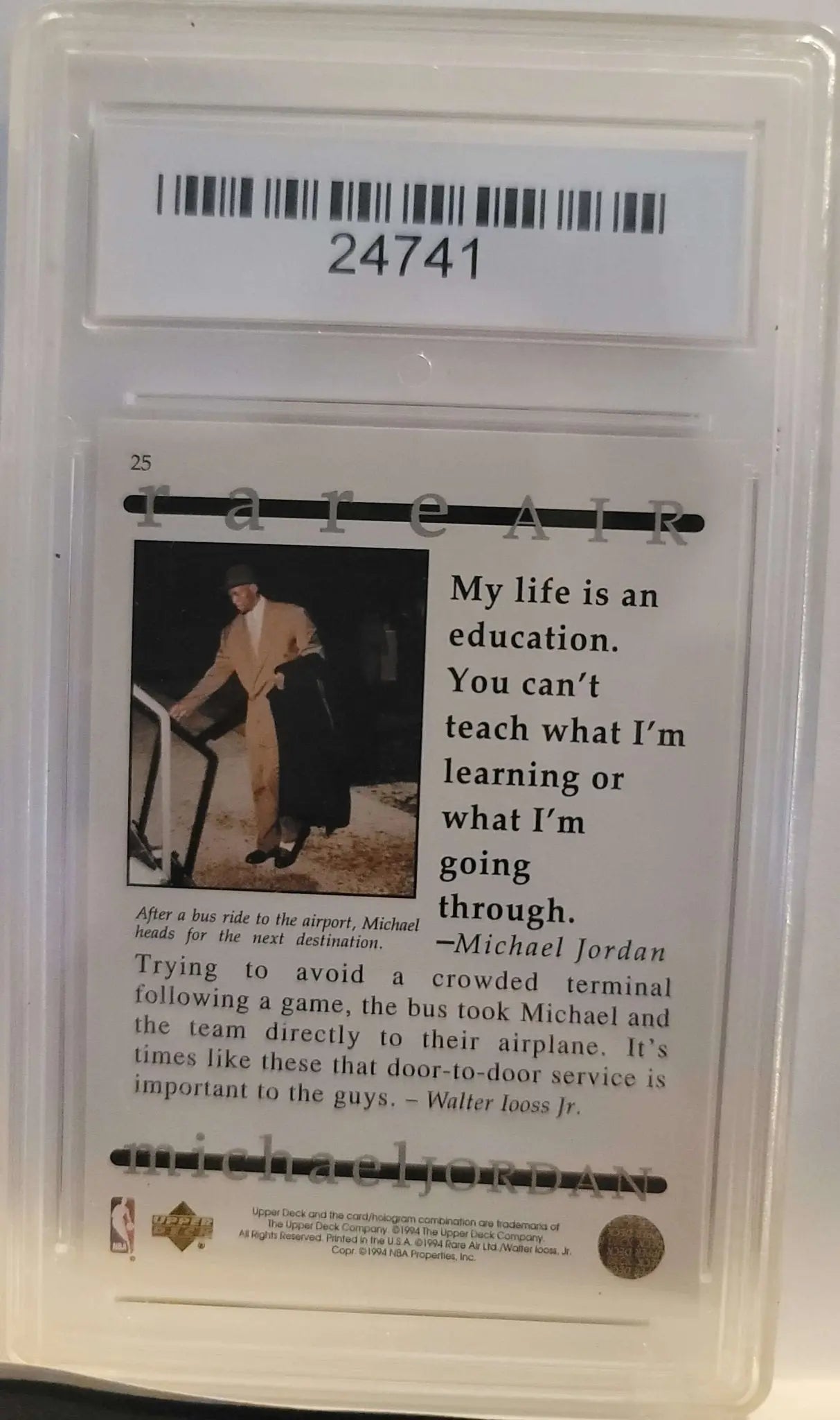 Michael Jordan, Rare Air, Graded, Mint