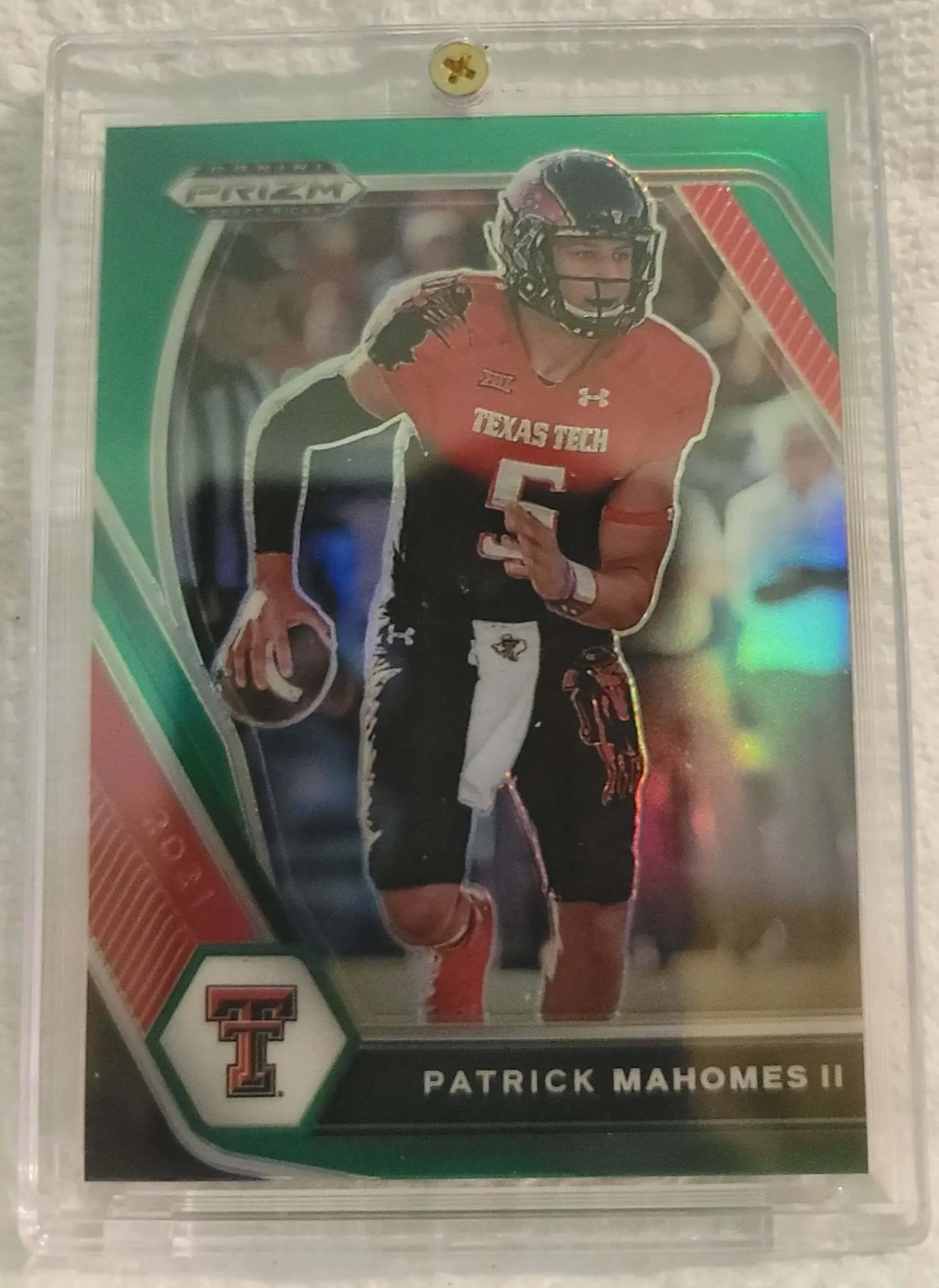 Patrick MaHomes II, Prizm Panini Card,