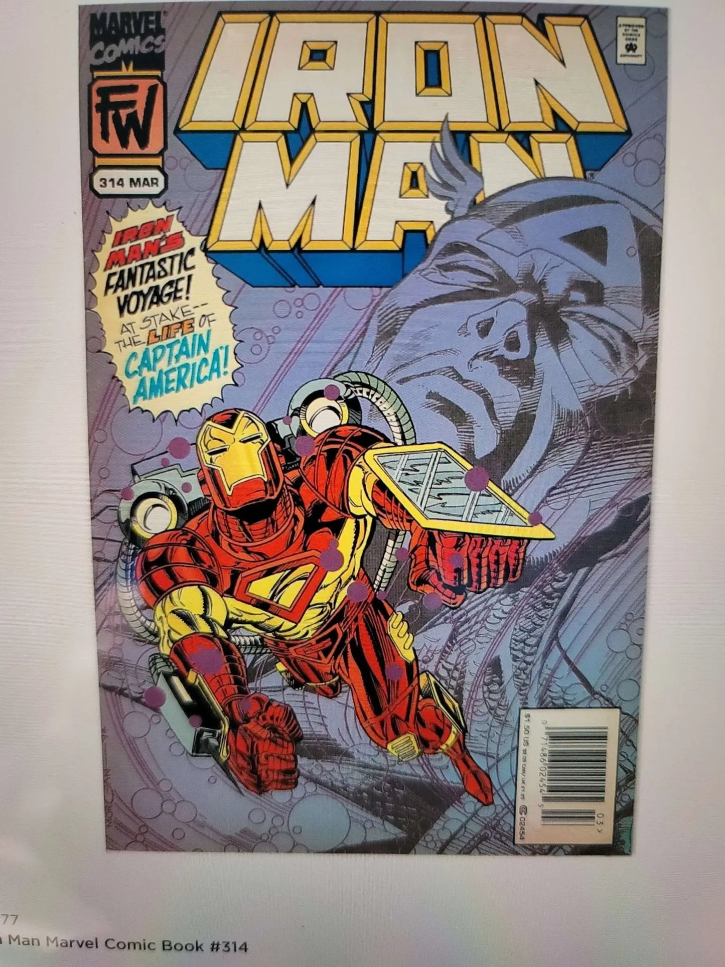 Iron Man Marvel Comic Book - Rare Find | My Collectables