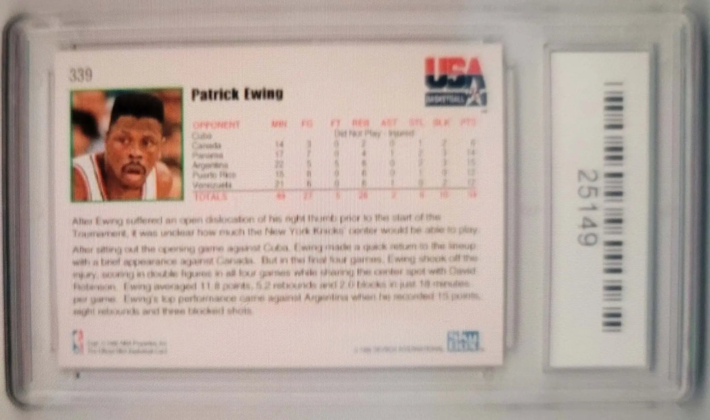 Patrick Ewing, Graded,Gem Mint 10