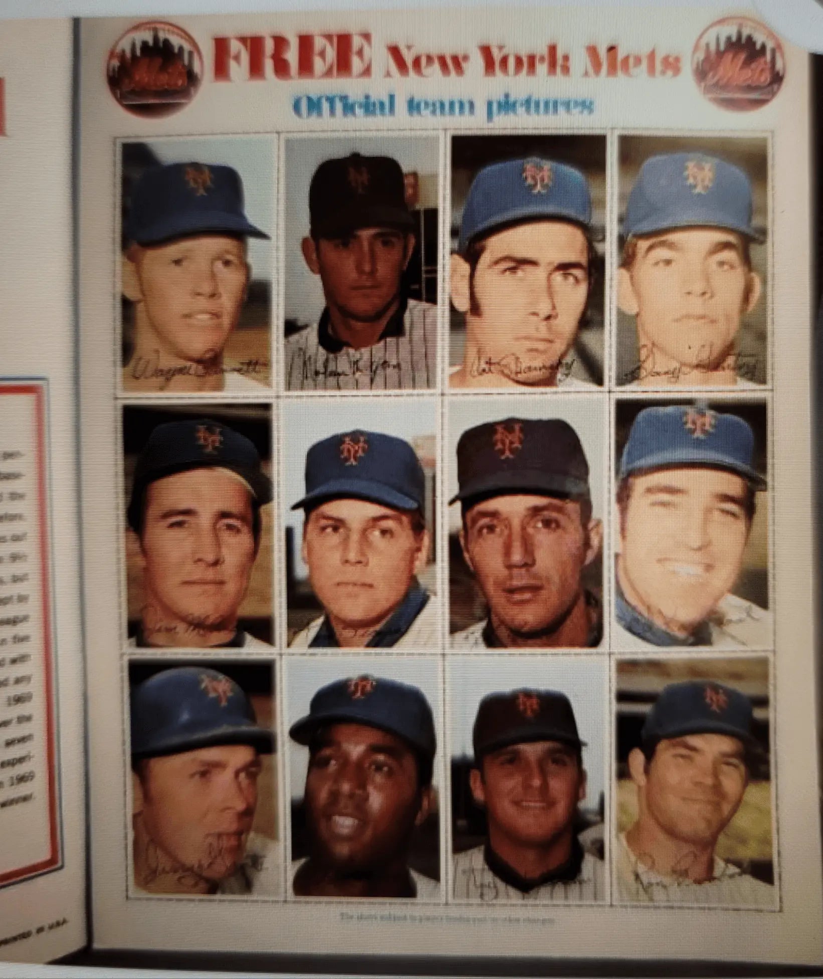 1971 NewYork Mets Book W/Stamp Sheets still attached, Nolan Ryan, Tom Seavet