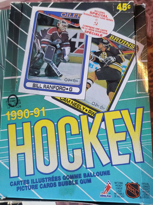 1990-91 Hockey Cards, In Original Box