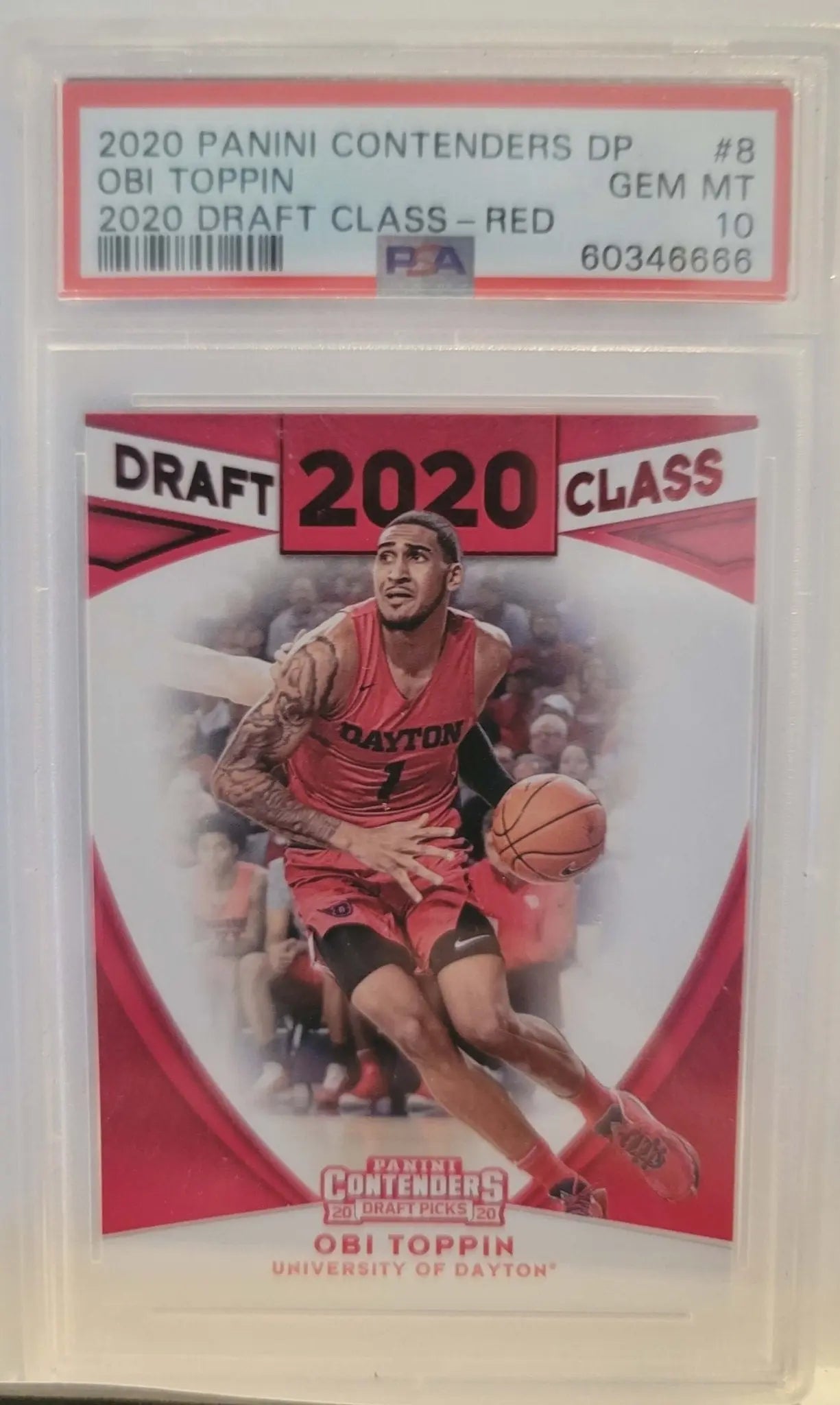 2020 Panini Contenders, DP, Obi Toppin