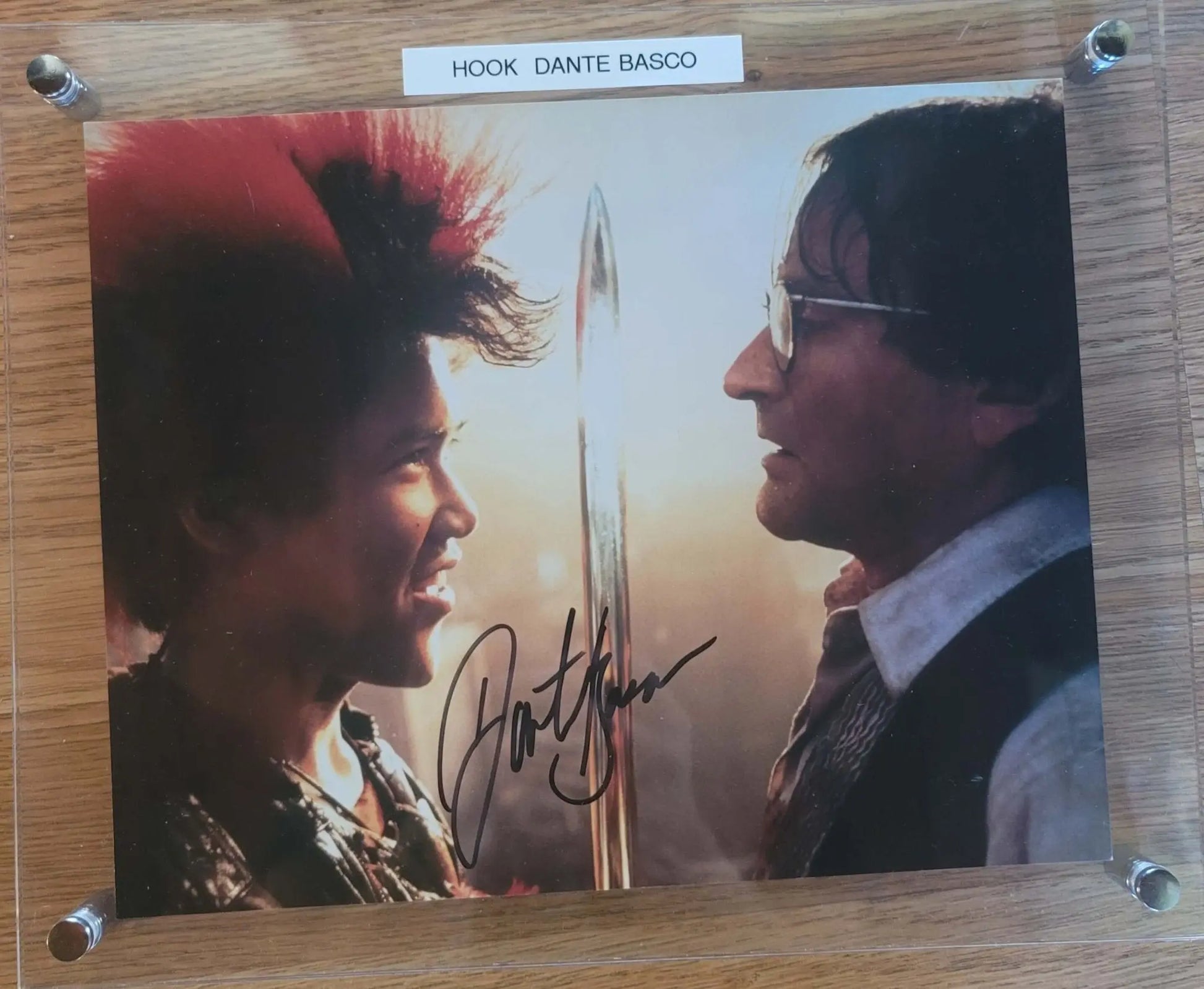 Autographed Certified, Dante Basco, HOOK, W/Robin Williams Rosa's Aromatherapy