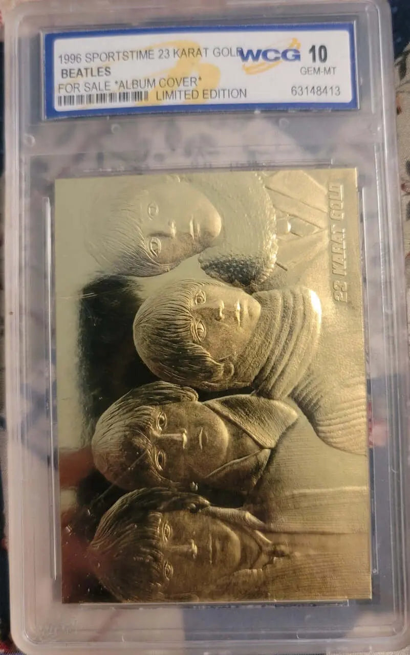 Beatles, 23k Gold Card, Authentic, Mint, Rosa's Aromatherapy