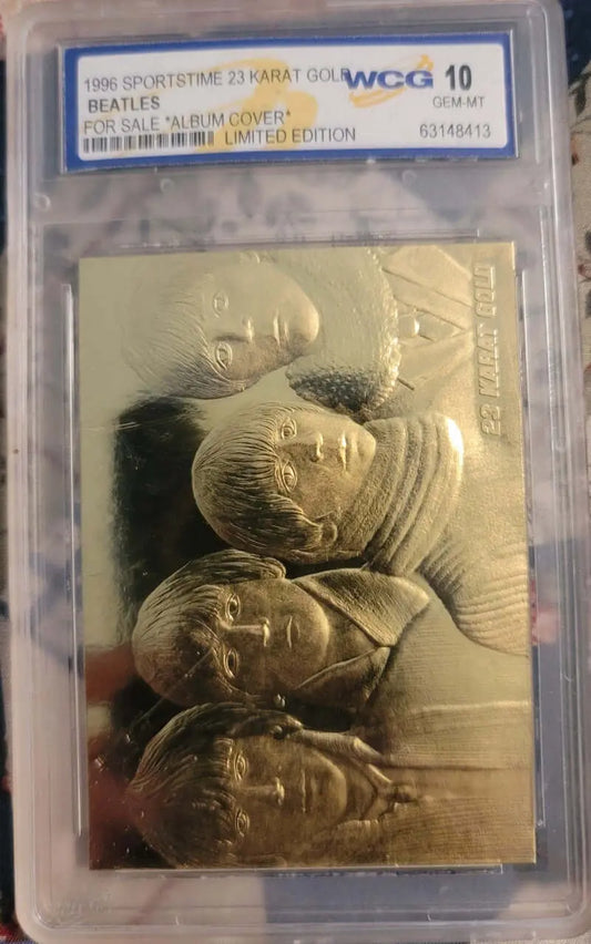 Beatles, 23k Gold Card, Authentic, Mint, Rosa's Aromatherapy