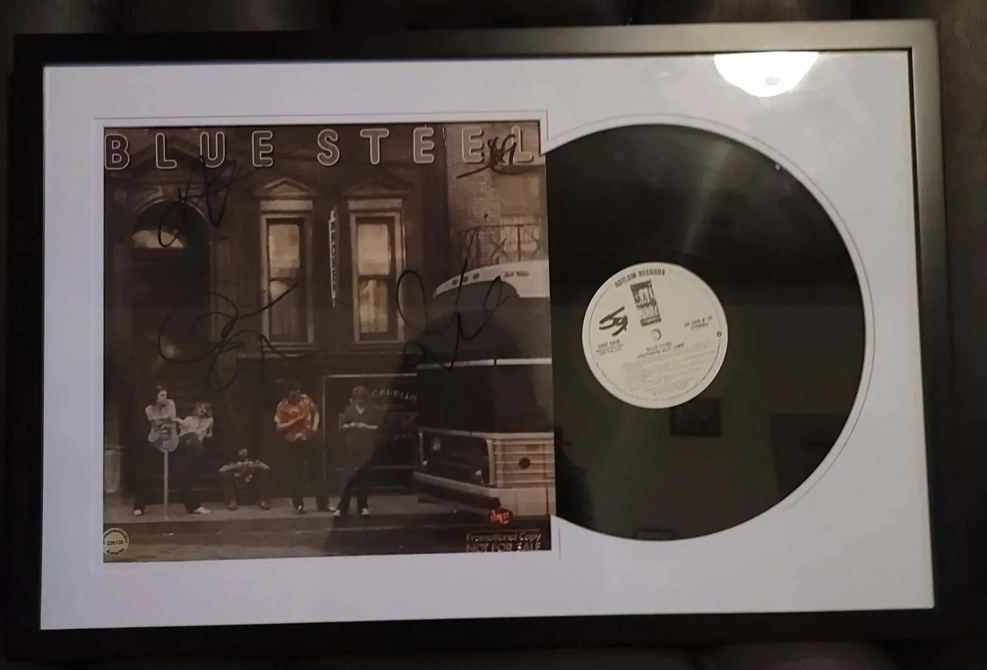 Blue Steele, Signed, Autographed, Record Album, Certified, COA Rosa's Aromatherapy