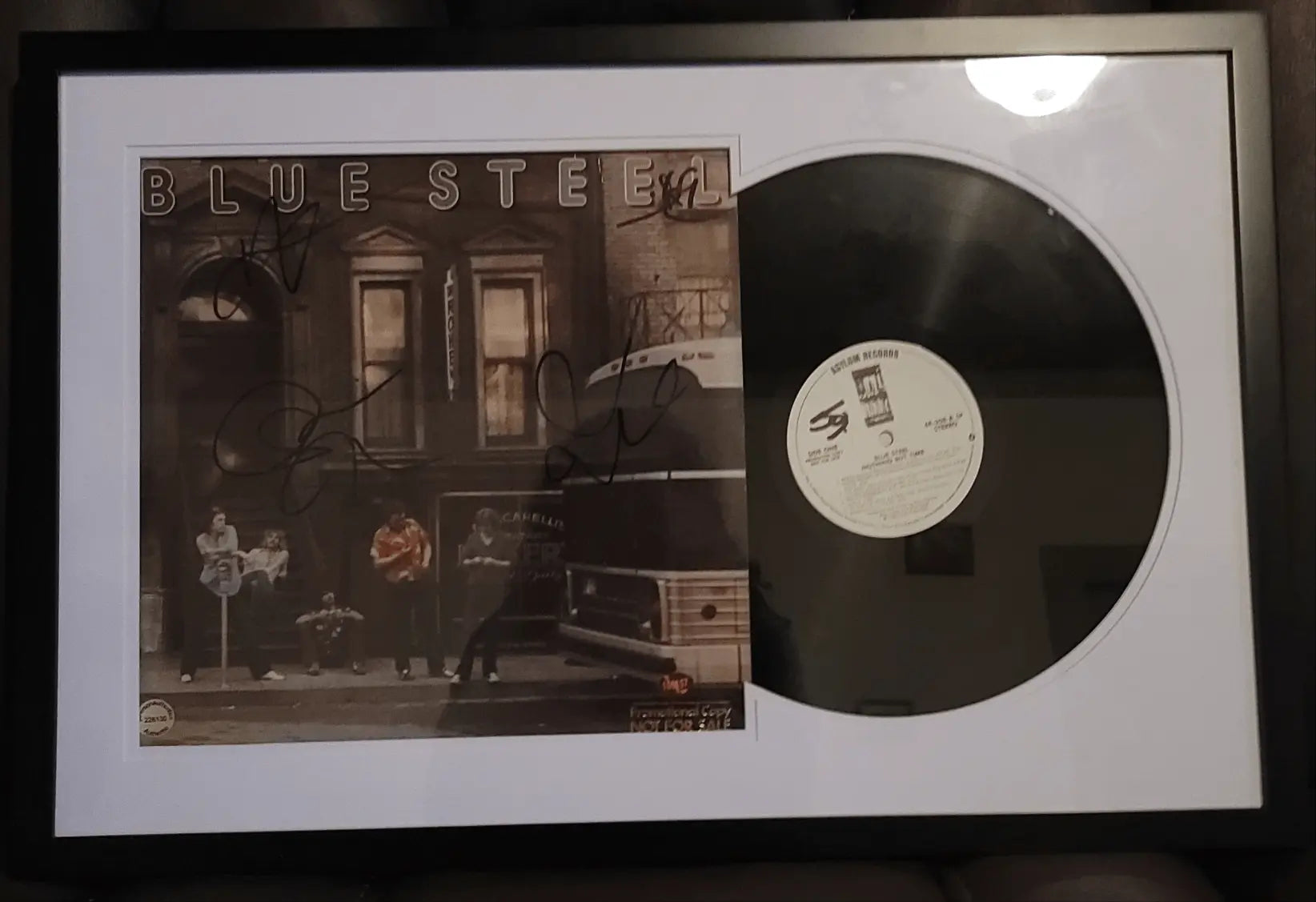 Blue Steele, Signed/Autographed, Record Album, Certified, COA