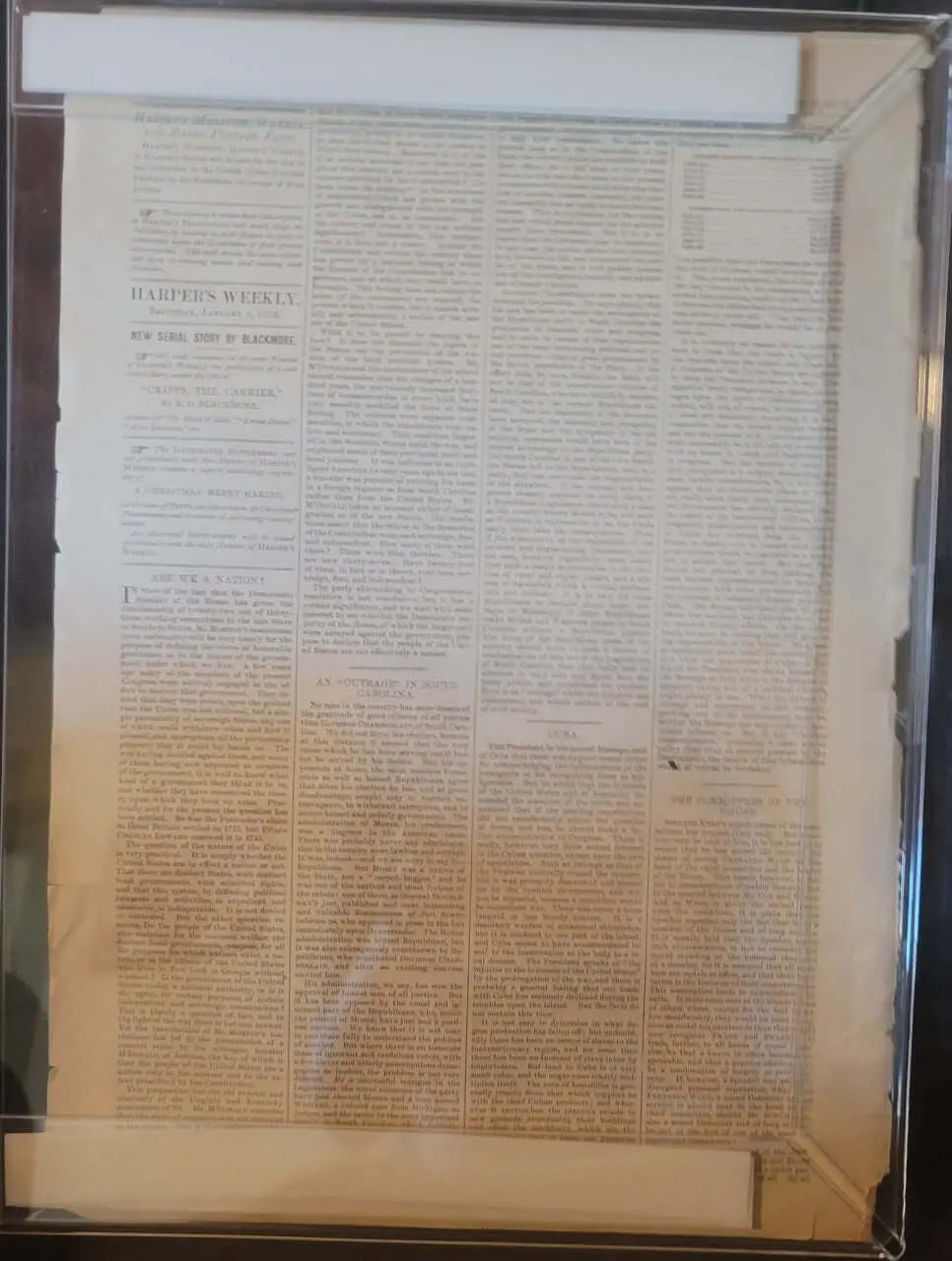 CALLING ON MISS COLUMBIA, NEW-YEAR'S DAY, 1876,