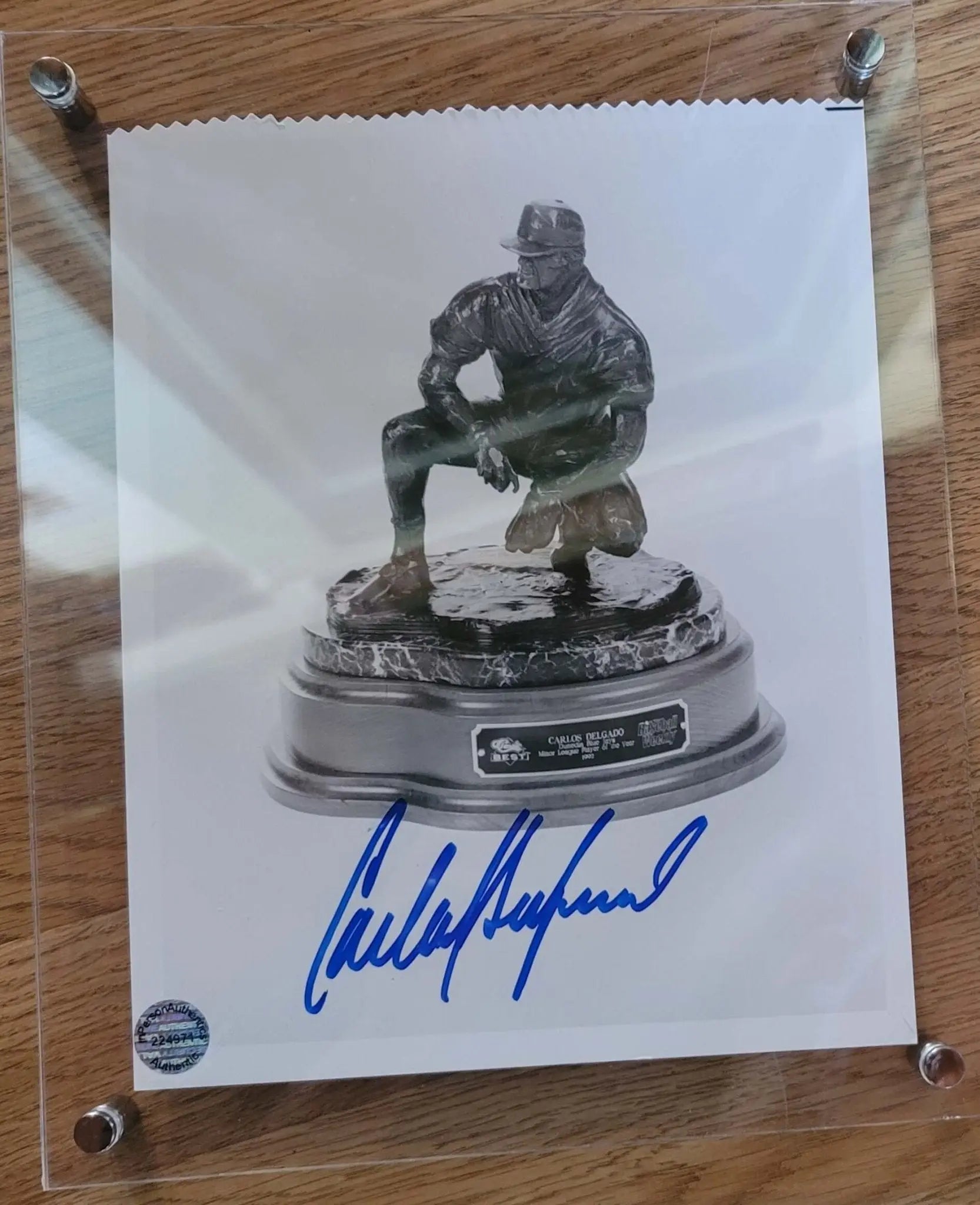 Carlos Delgado,Autographed,Signed W/COA