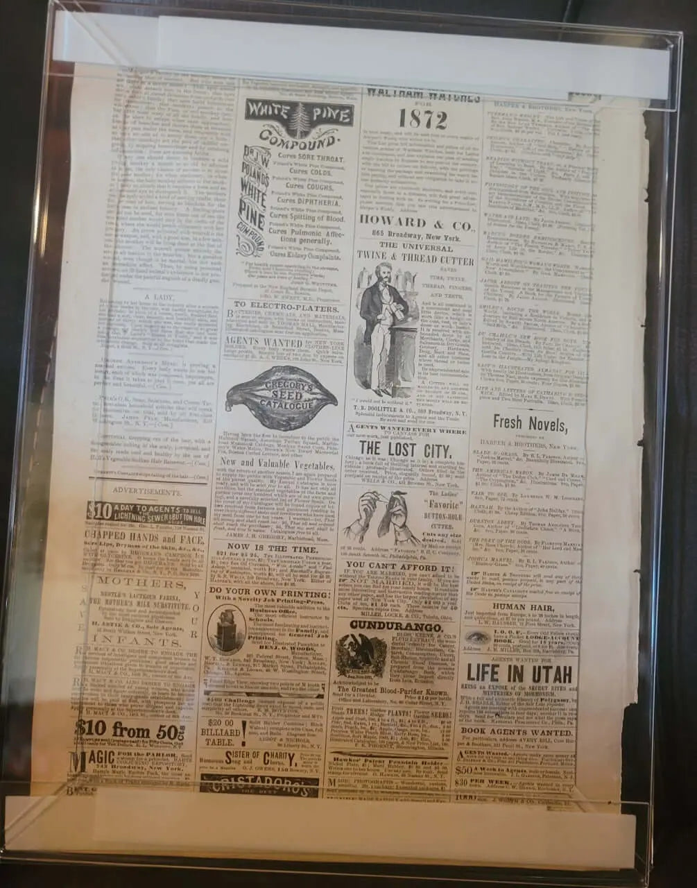 Children Cry for It, Antique 1872, Thomas Nast Plate, Signed Full Page Image Harpor Weekly Rosa's Aromatherapy