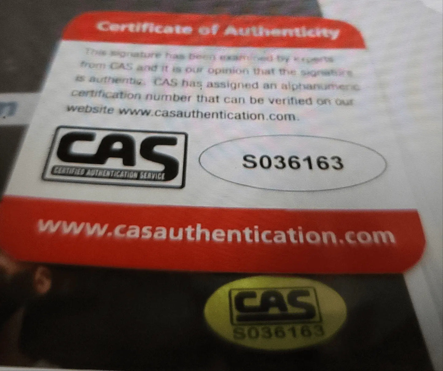 Cody Zeller,Autographed, Signed W/ COA/CAS