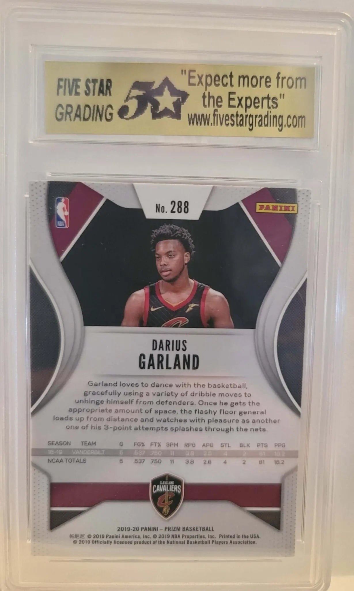 Darius Garland, Panini, Silver Prizm,Mint