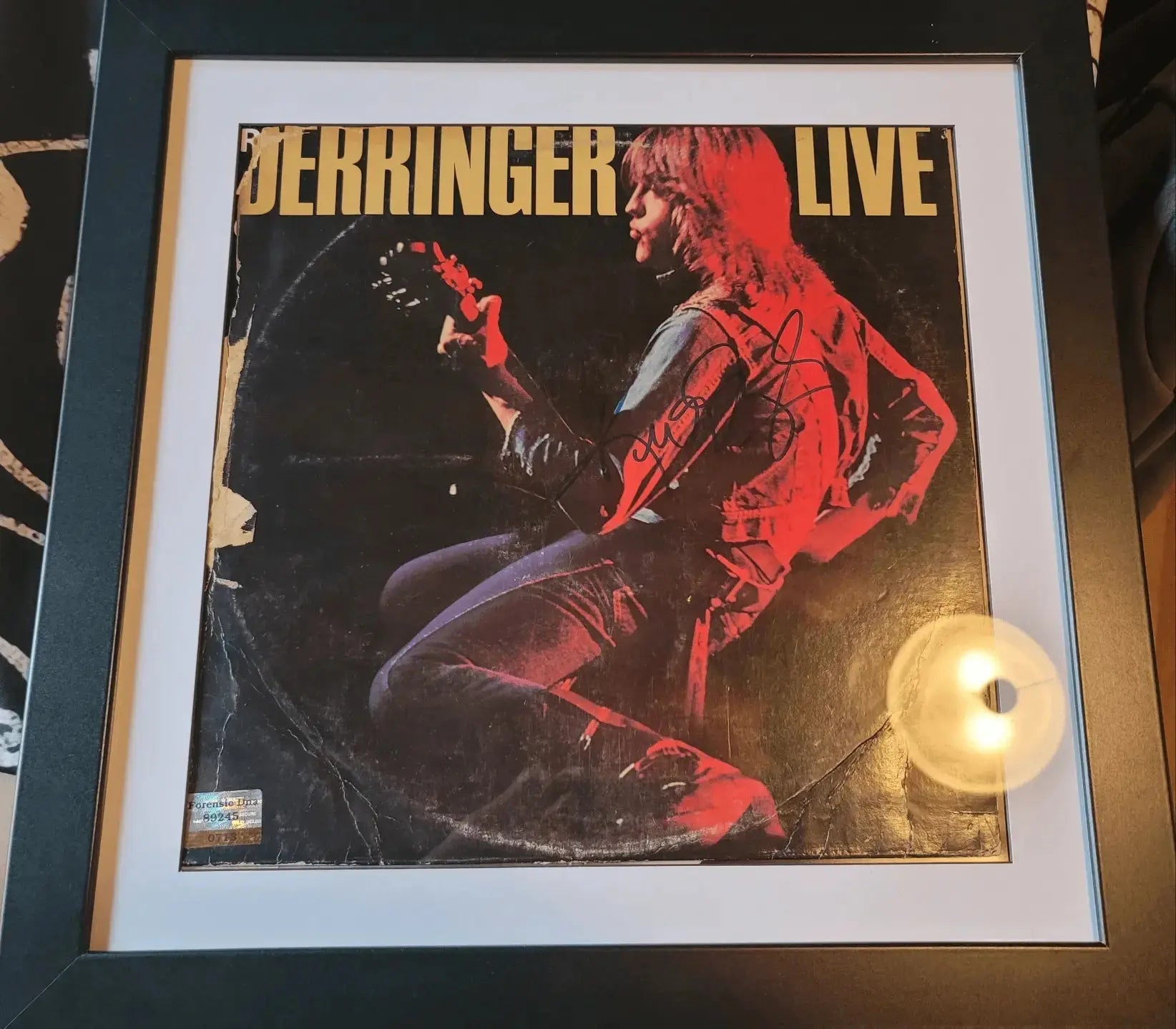 Derringer, Record Album, Signed Autographed w/COA Rosa's Aromatherapy