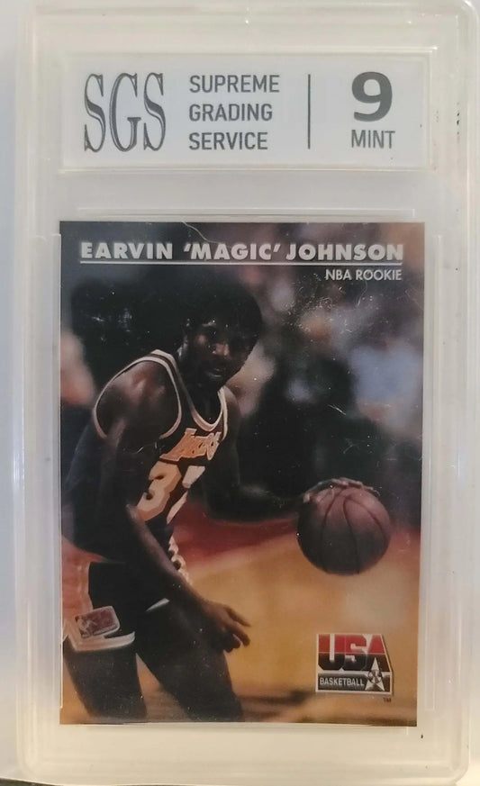 EARVIN "Magic" Johnson, NBA, Rookie, Graded,Mint