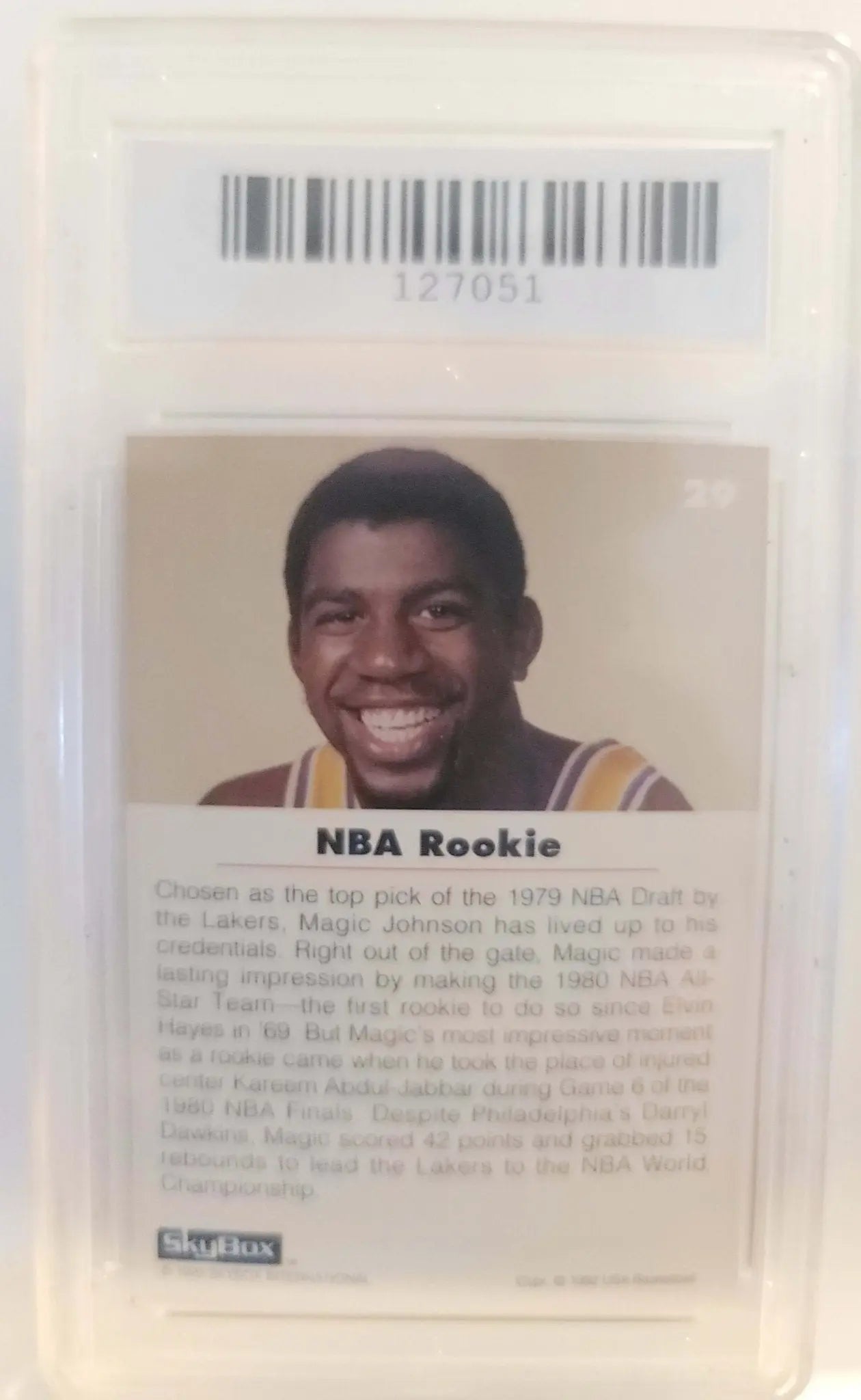 EARVIN "Magic" Johnson, NBA, Rookie, Graded,Mint
