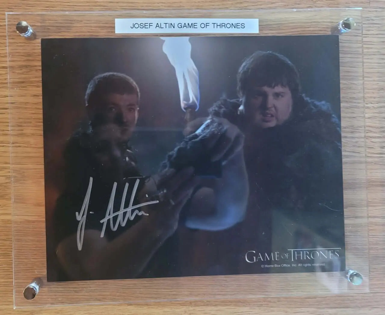 Game Of Throans, Josef Alton, Certified Authentic,