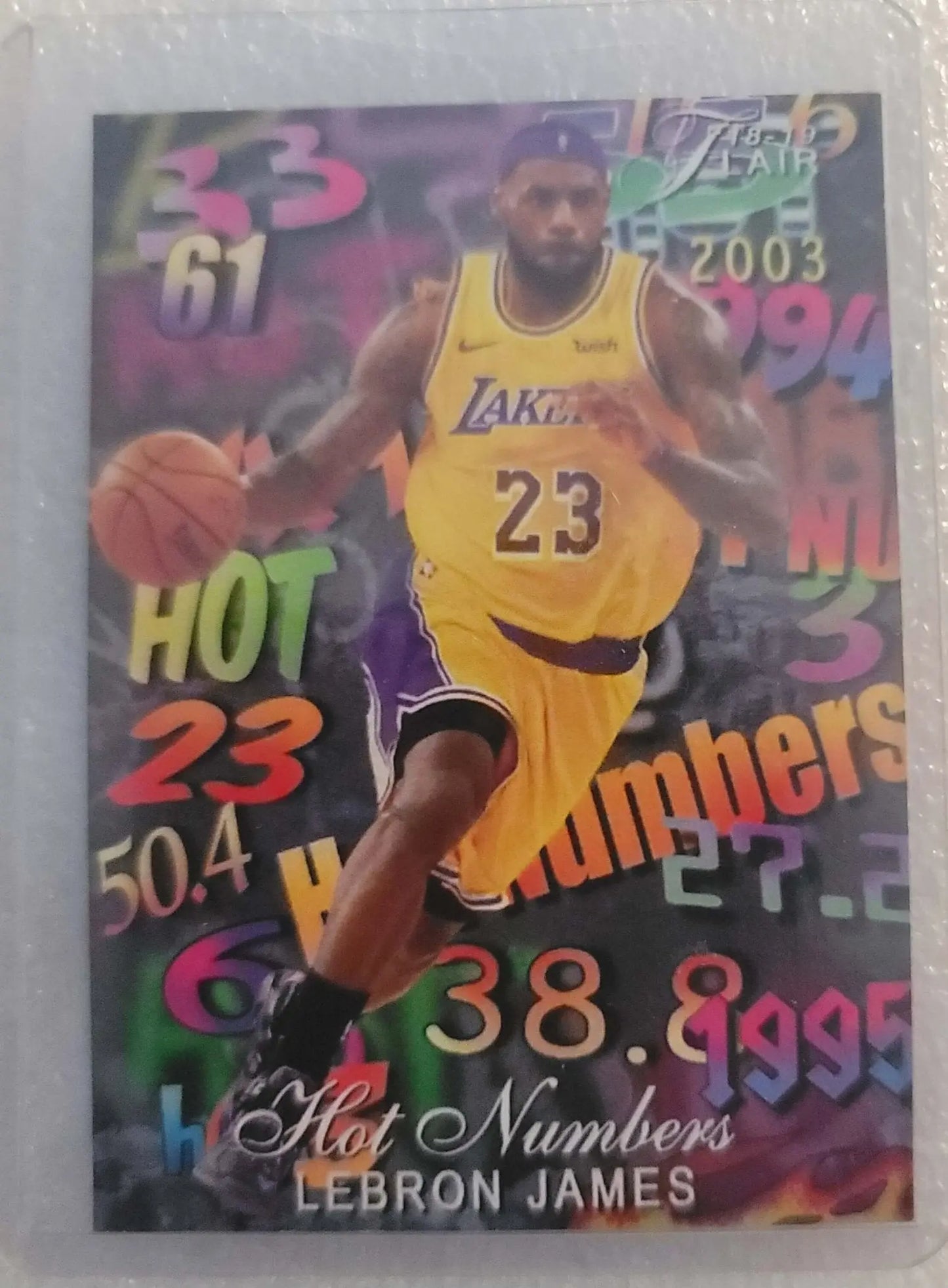 Hot Numbers, LeBron James, Mint Card