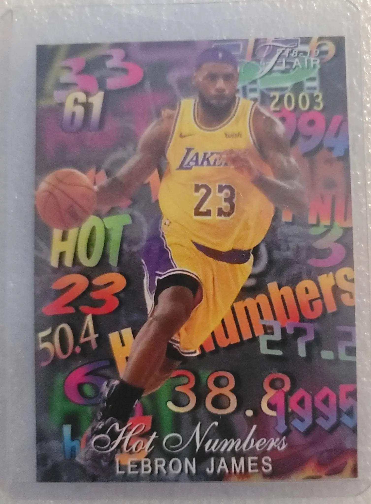 Hot Numbers, LeBron James, Mint Card
