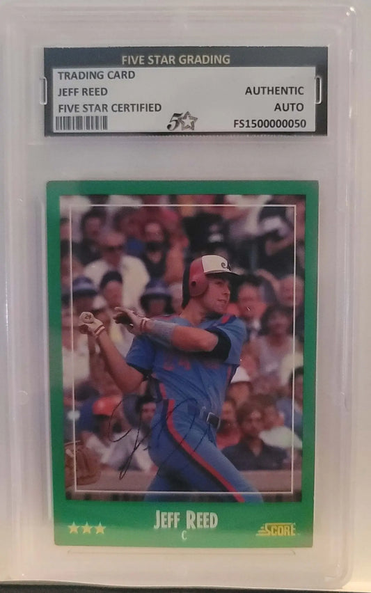 Jeff Reed, Graded, Authentic, Mint
