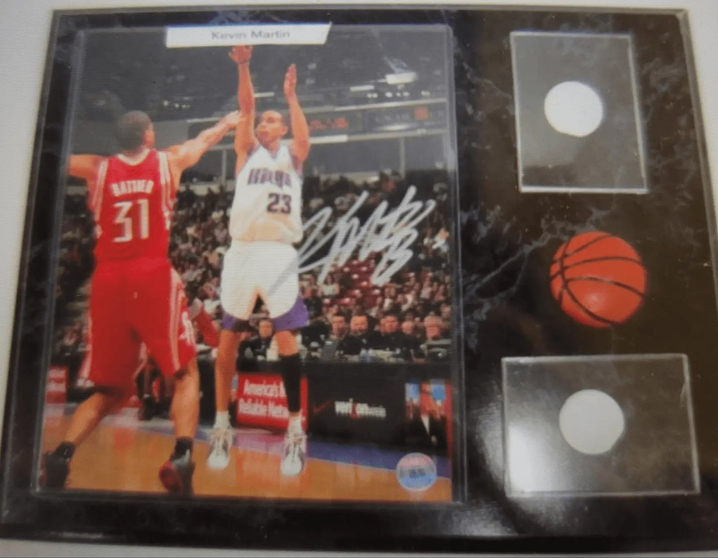 Kevin Martin, Autographed Plaque,