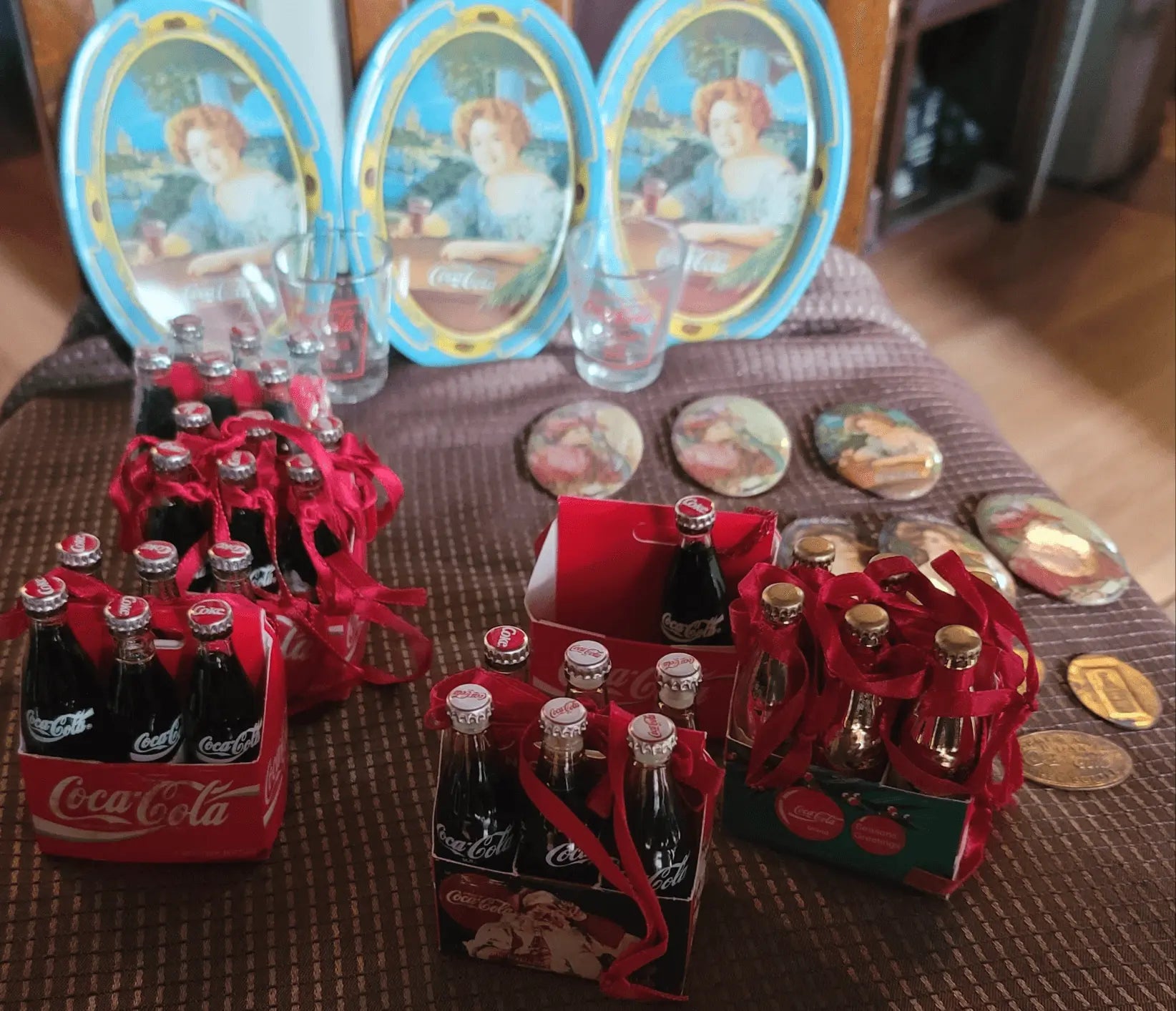 Large Lot of Coca-Cola Collectibles, Rosa's Aromatherapy