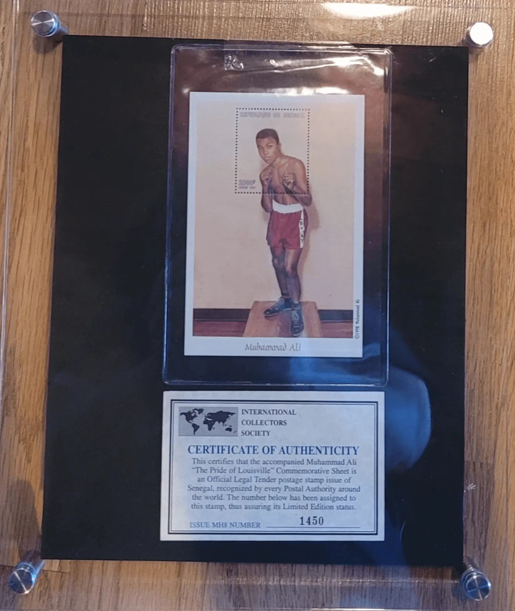 Mohamid Ali, Photographs W/COA, (2) Poses