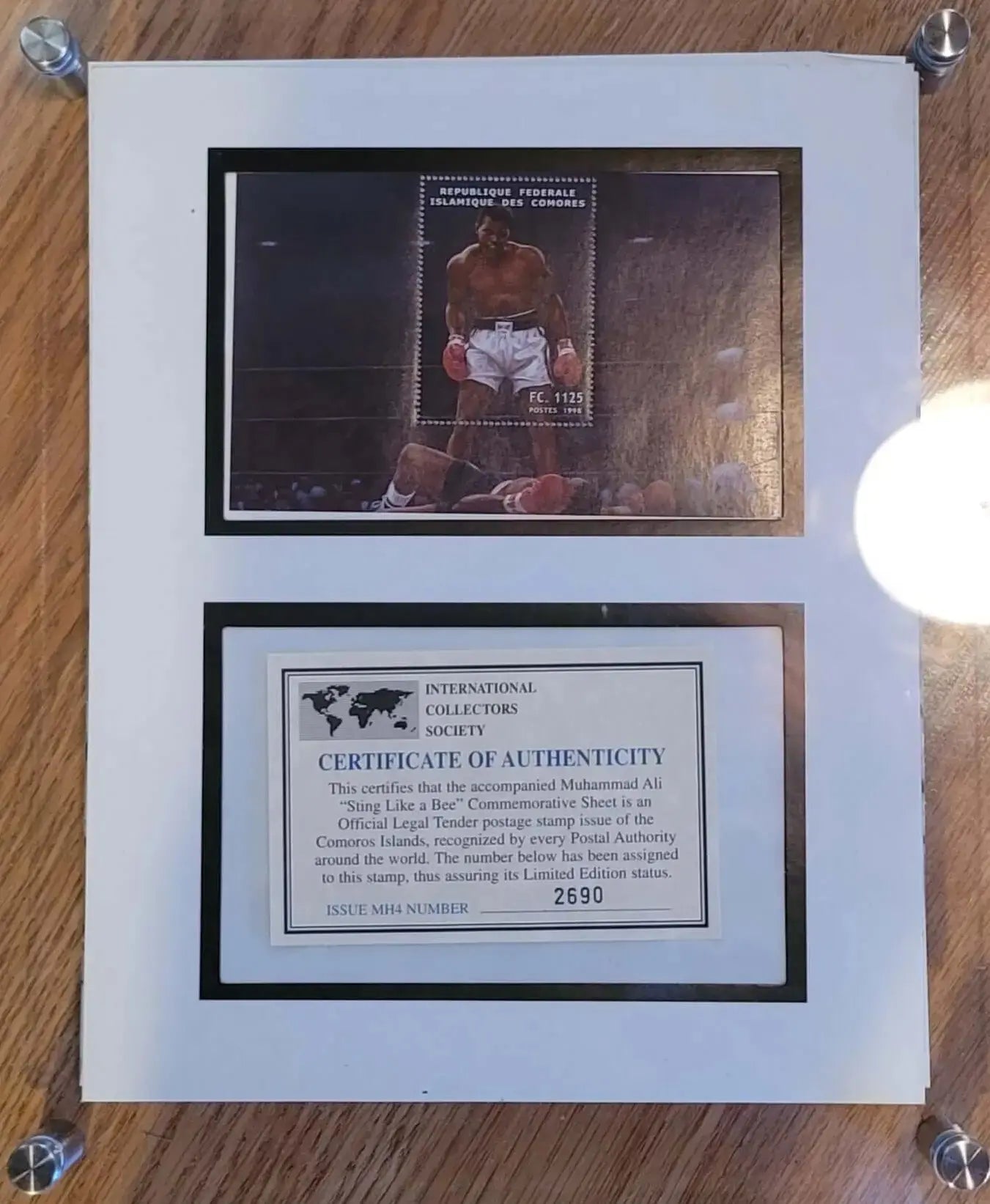 Mohamid Ali, Photographs W/COA, (2) Poses Rosa's Aromatherapy