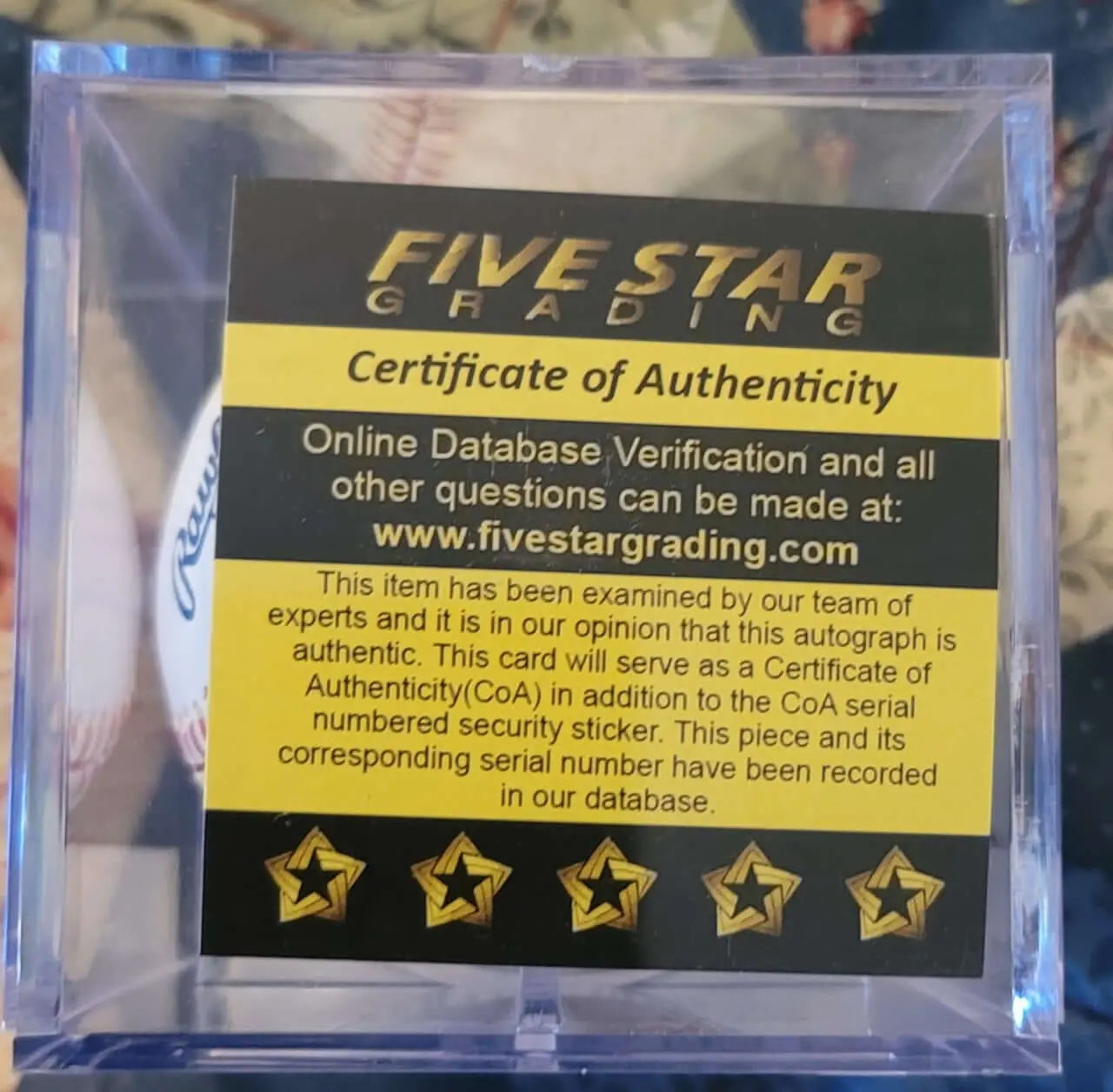 Rodrigo Lopez, Autographed Certified Authentic Rosa's Aromatherapy