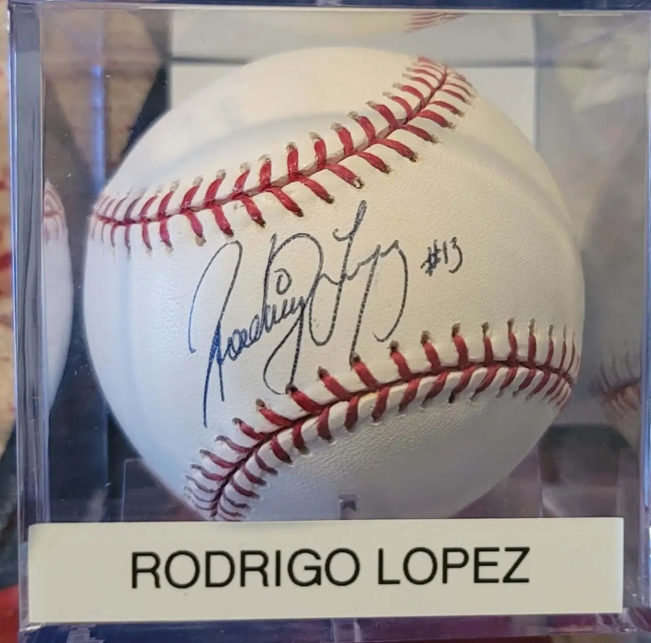 Rodrigo Lopez, Autographed Certified Authentic Rosa's Aromatherapy