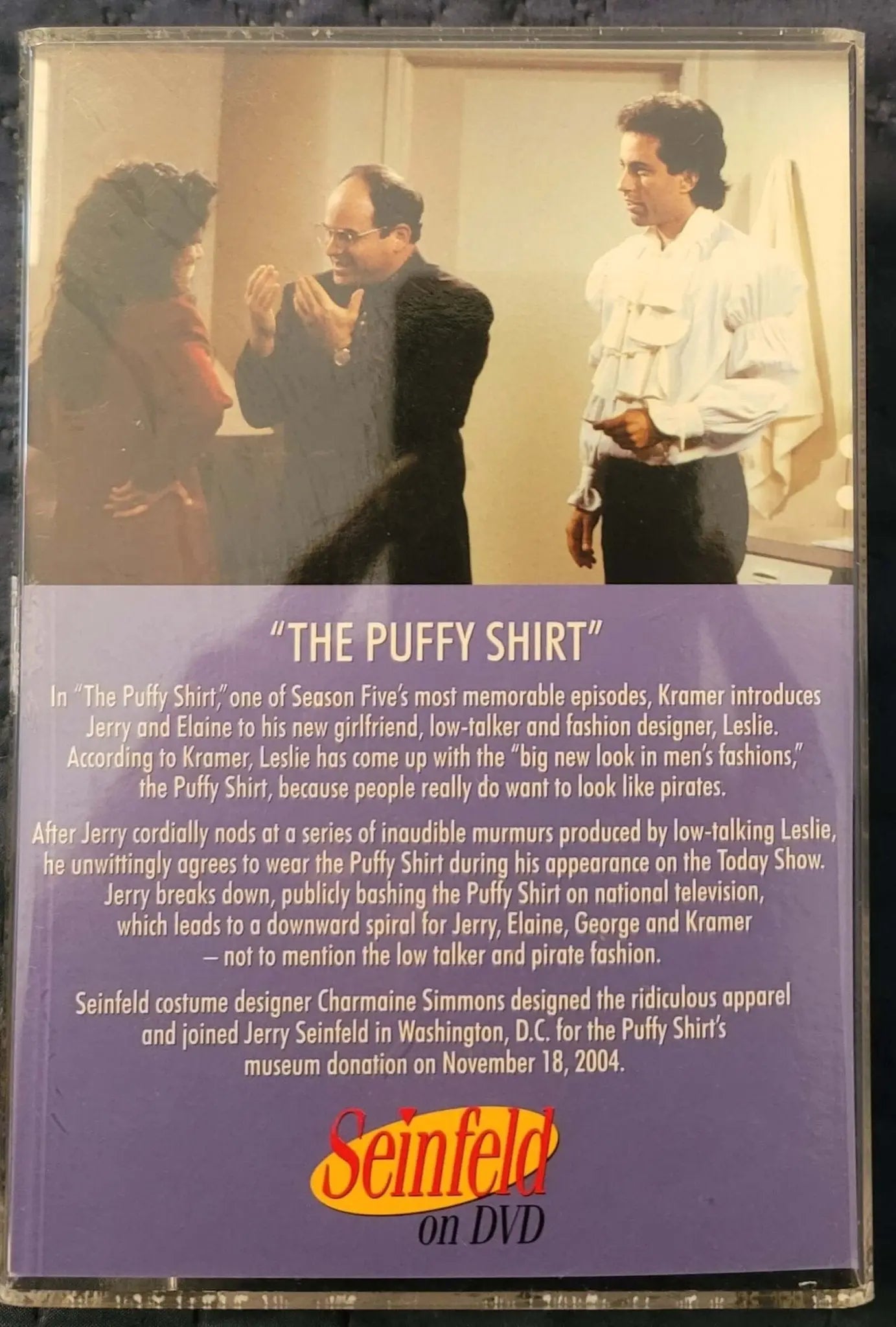Seinfeld Puffy Shirt & Autographed Picture,