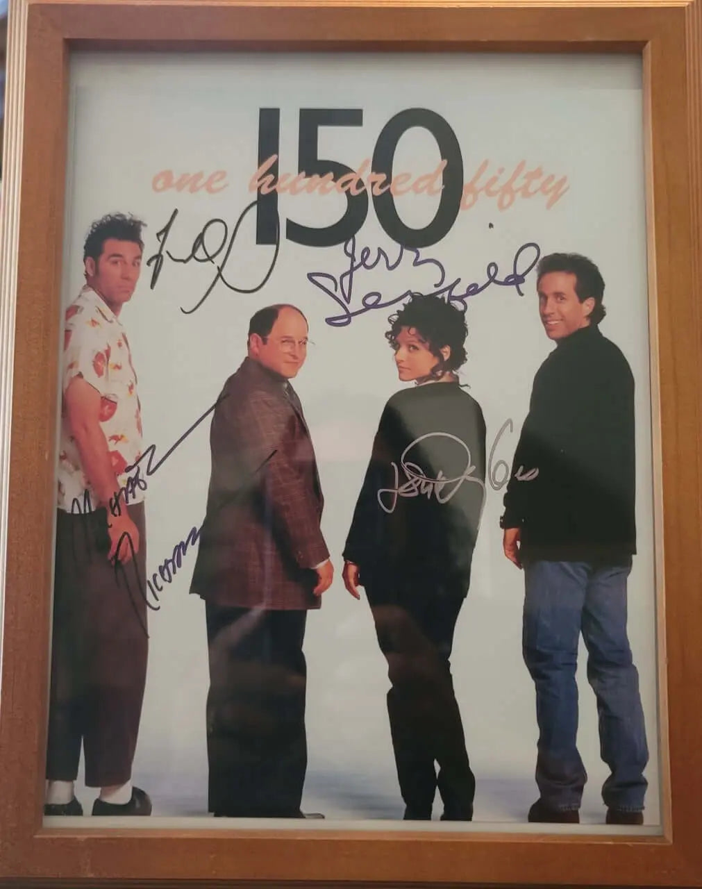 Seinfeld Puffy Shirt & Autographed Picture,