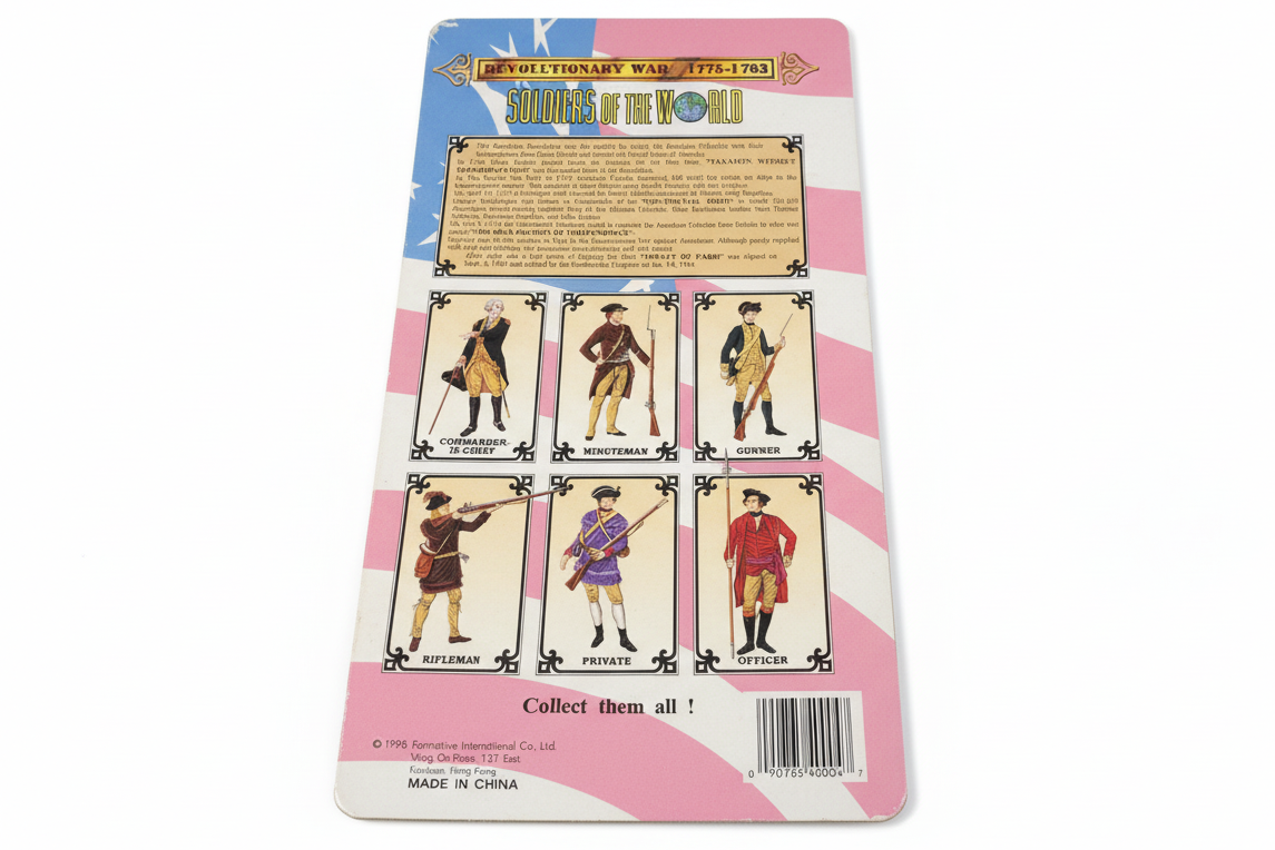 Figura de acción a escala 1/6 de Minuteman de Soldados del Mundo