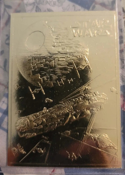 Star Wars, 23k Gold Card, Mint Condition,
