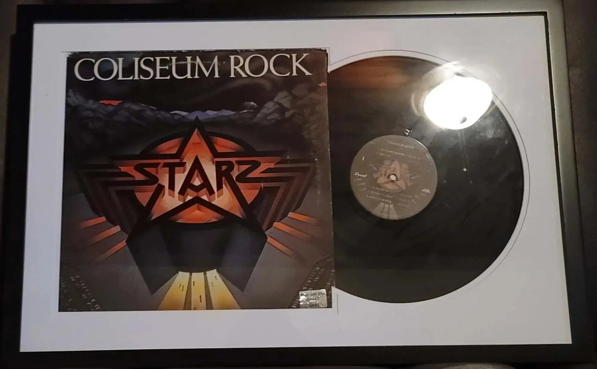 Starz, Signed Autographed Record With COA Rosa's Aromatherapy