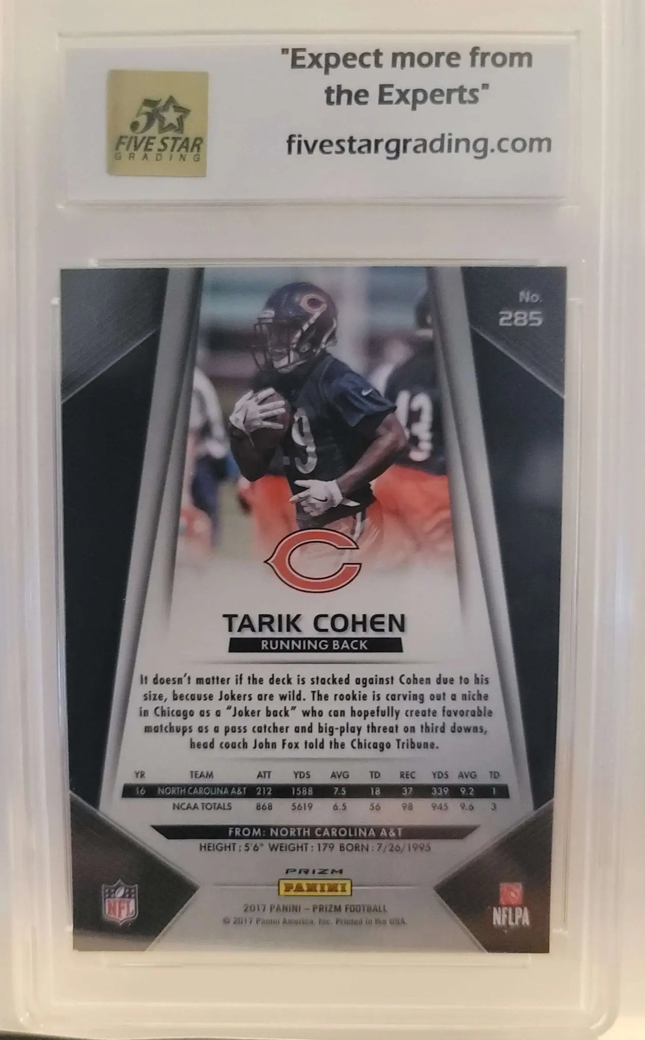 Tarik Cohen 2017, Certified, Authentic