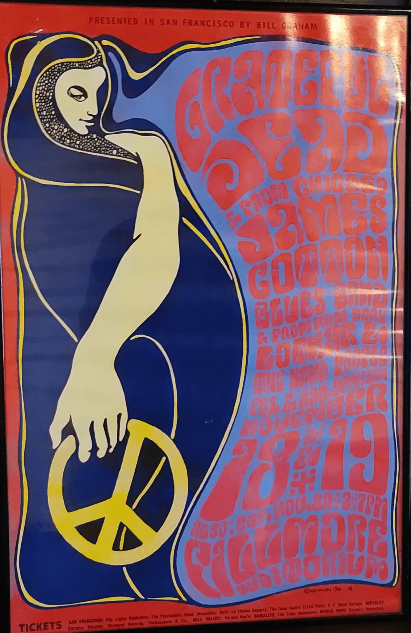 Vintage, Grateful Dead, Poster, Mint Condition,