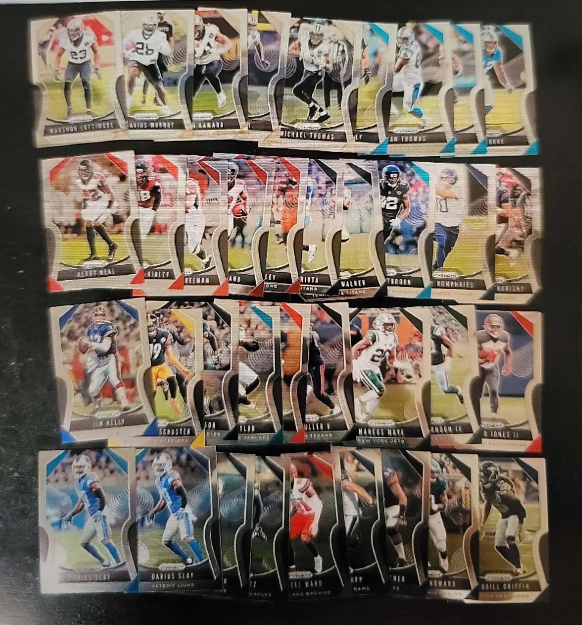 2020 Prizm NFL Lot Rosa's Aromatherapy