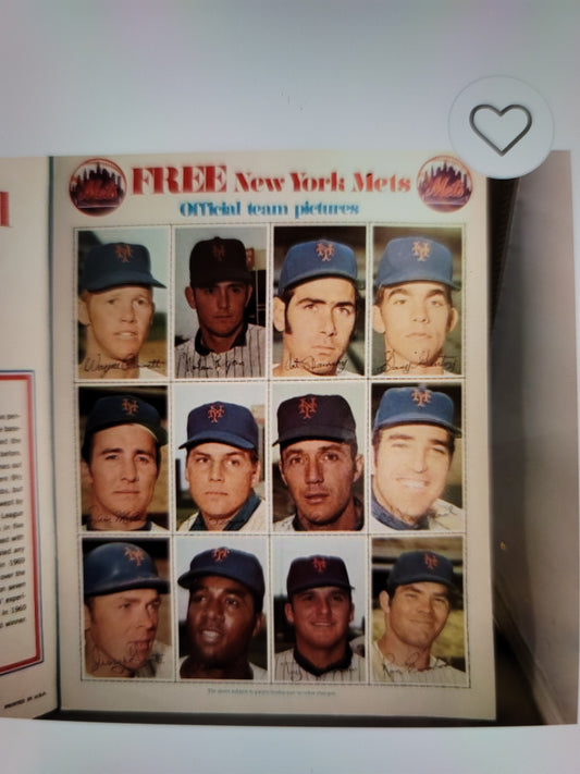 1971 NewYork Mets Book With Stamp Sheets still attached, Nolan Ryan, Tom Seavet