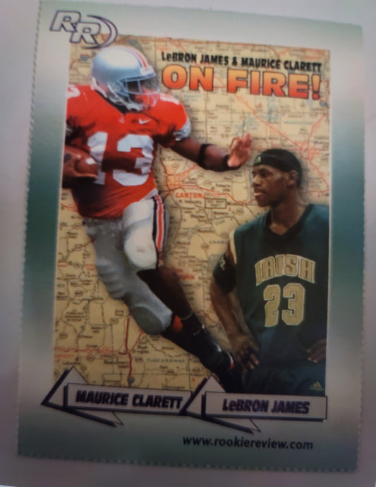2002 Rookie Review LeBron James High School Rookie Card