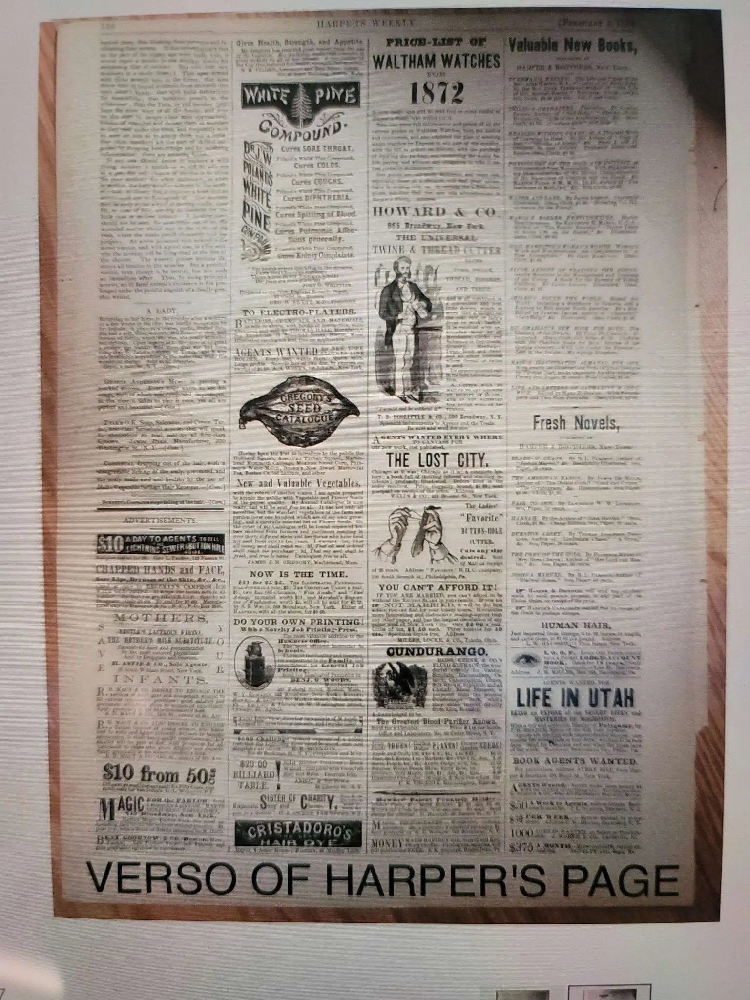 Children Cry for It, Antique 1872, Thomas Nast Plate, Signed Full Page Image Harpor Weekly Rosa's Aromatherapy