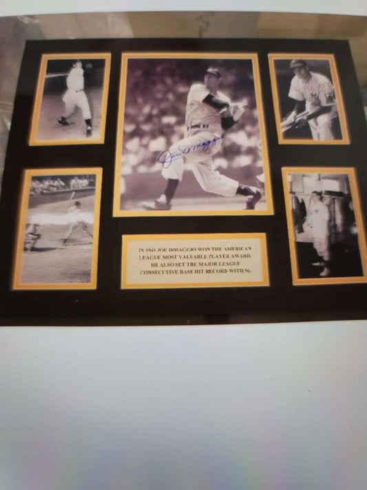 Joe DeMaggio, Collage W/5 Didderent possess,