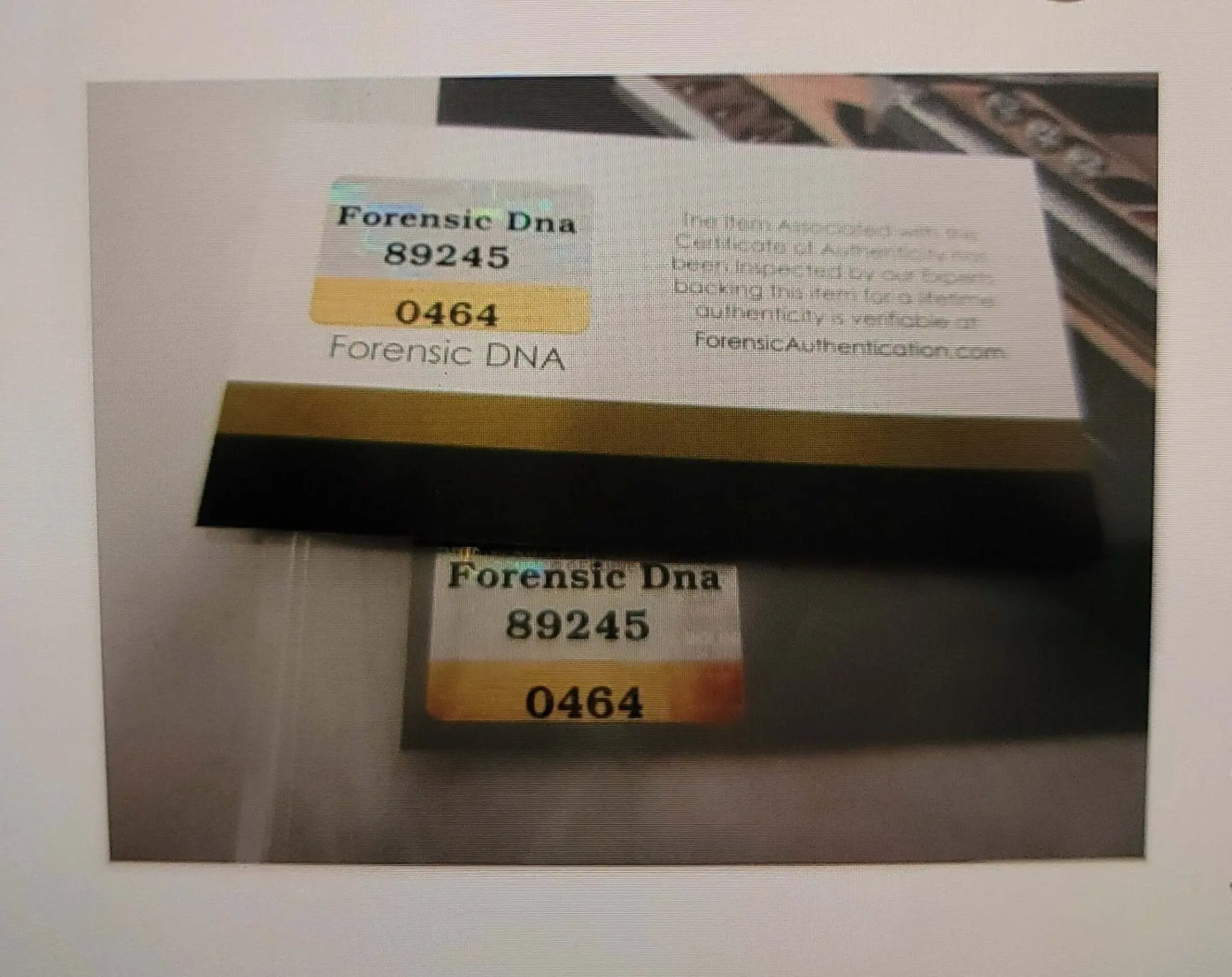 Stripe Mozaic,Autographed, Signed, W/COA